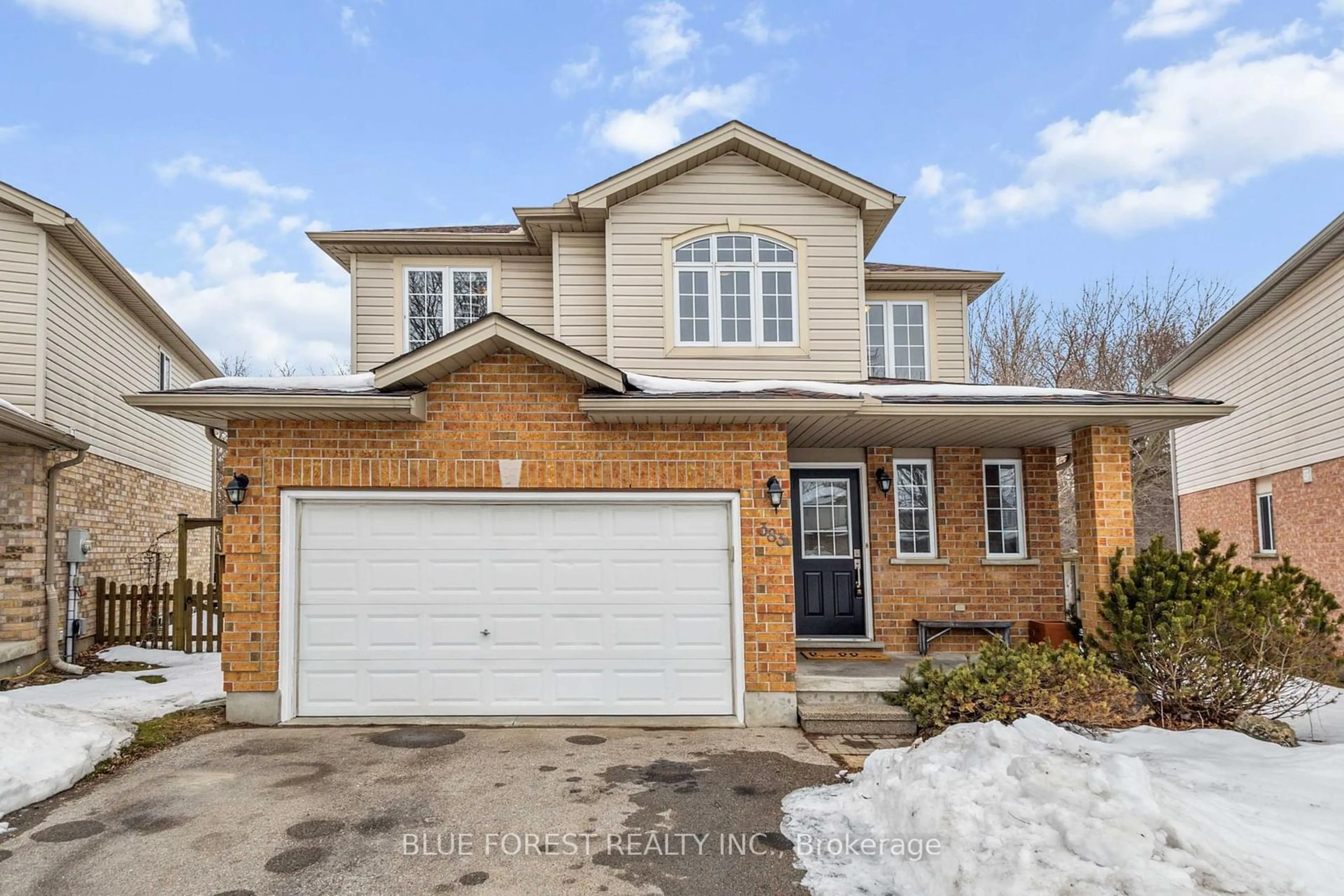 Home with brick exterior material, street for 383 Ridgeview Crt, London Ontario N5Y 6H7