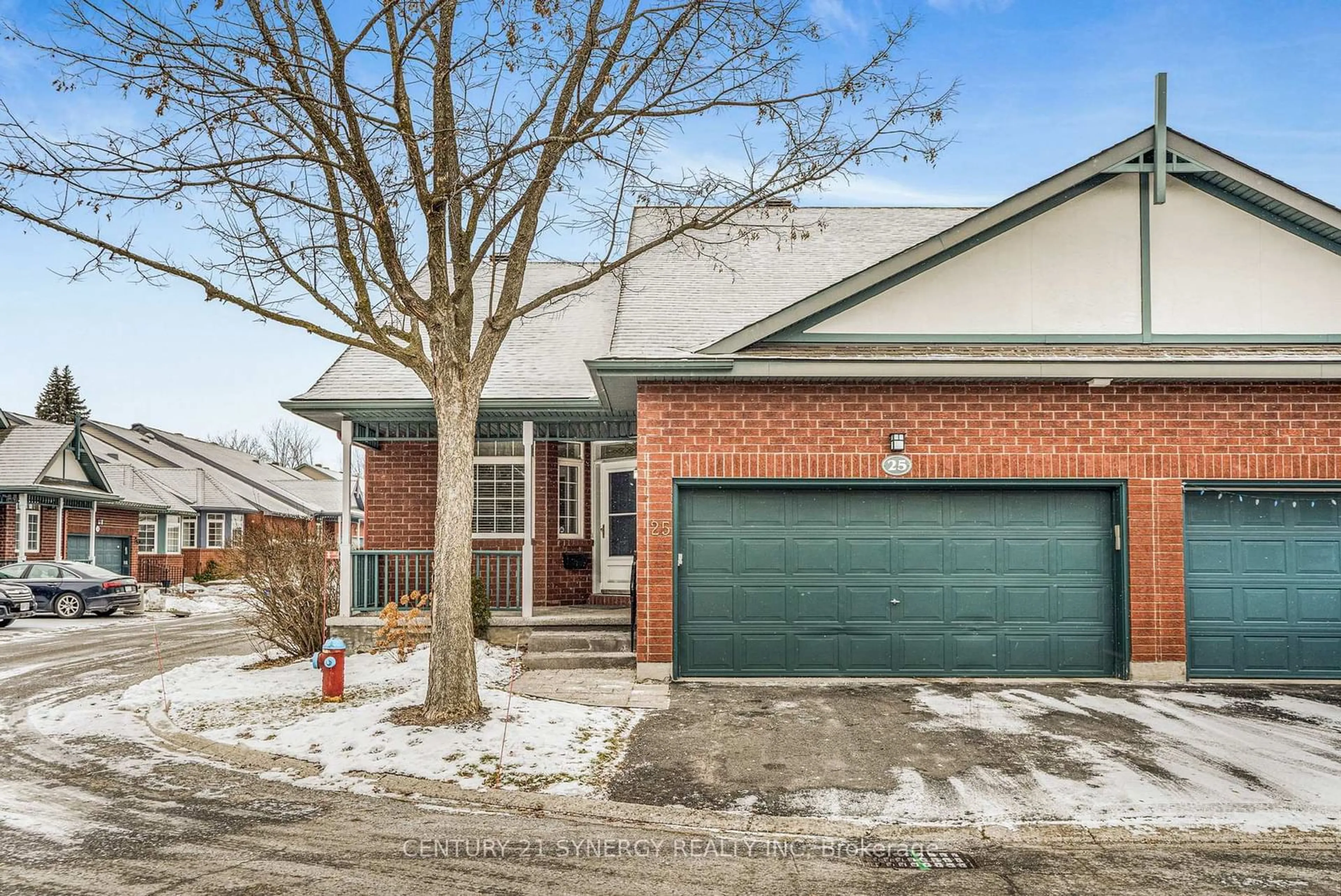 Home with brick exterior material, street for 25 Briardale Cres, Ottawa Ontario K2E 1C3