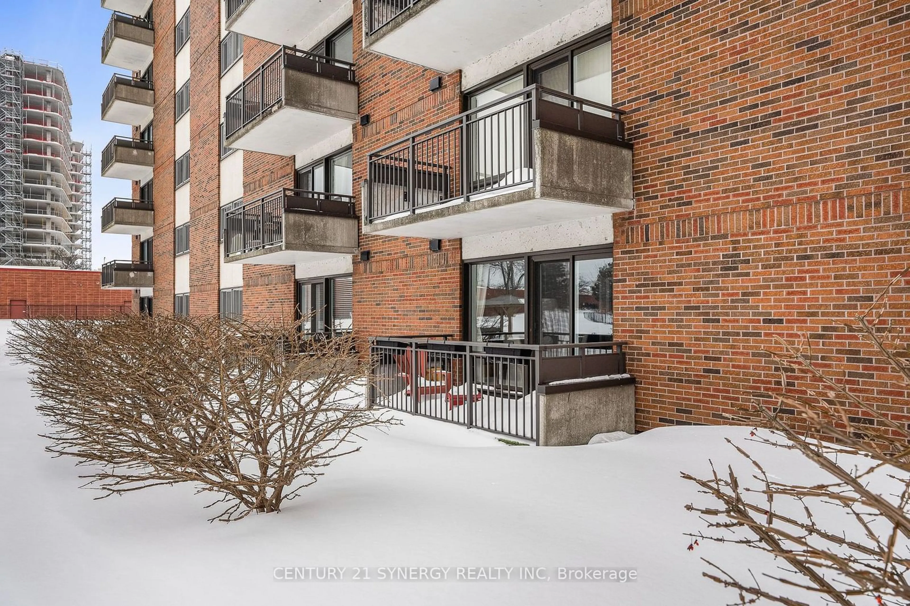 Balcony in the apartment, unknown for 1465 Baseline Rd #106, Belair Park - Copeland Park and Area Ontario K2C 3L9