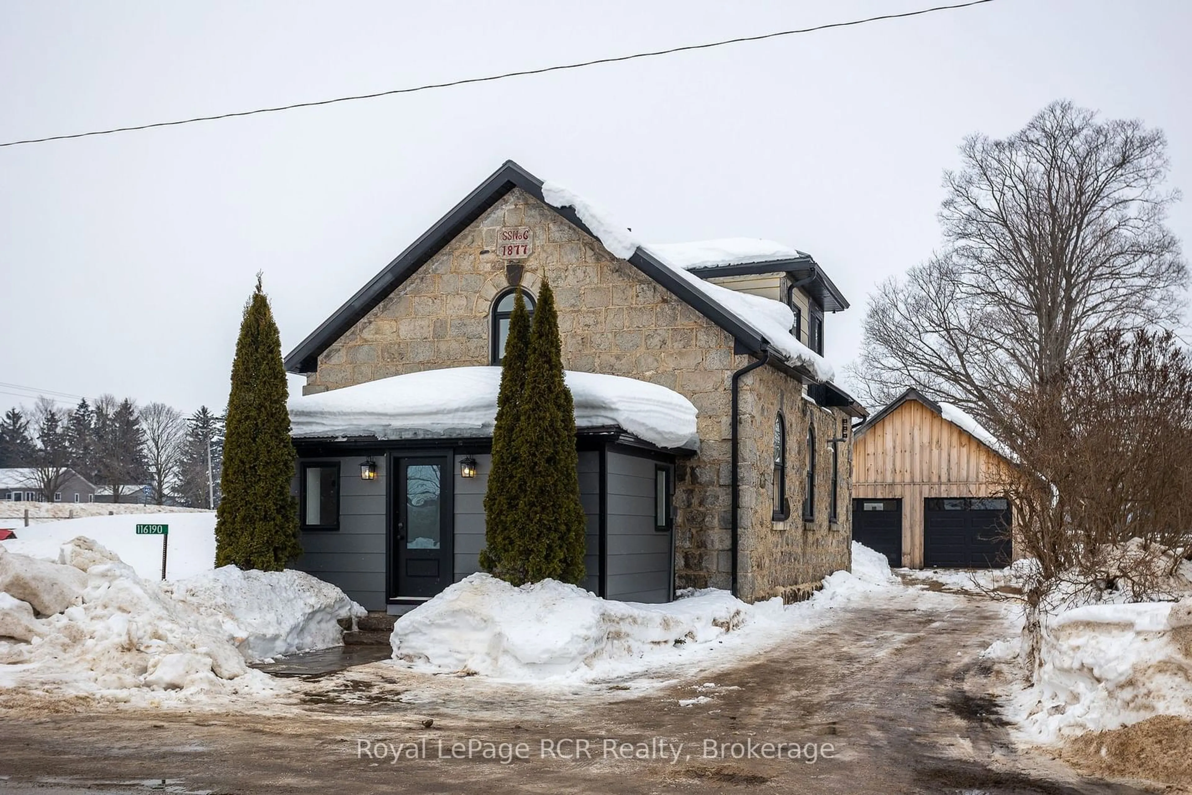 Home with brick exterior material, street for 116190 Grey Road 3, Chatsworth Ontario N0H 1K0