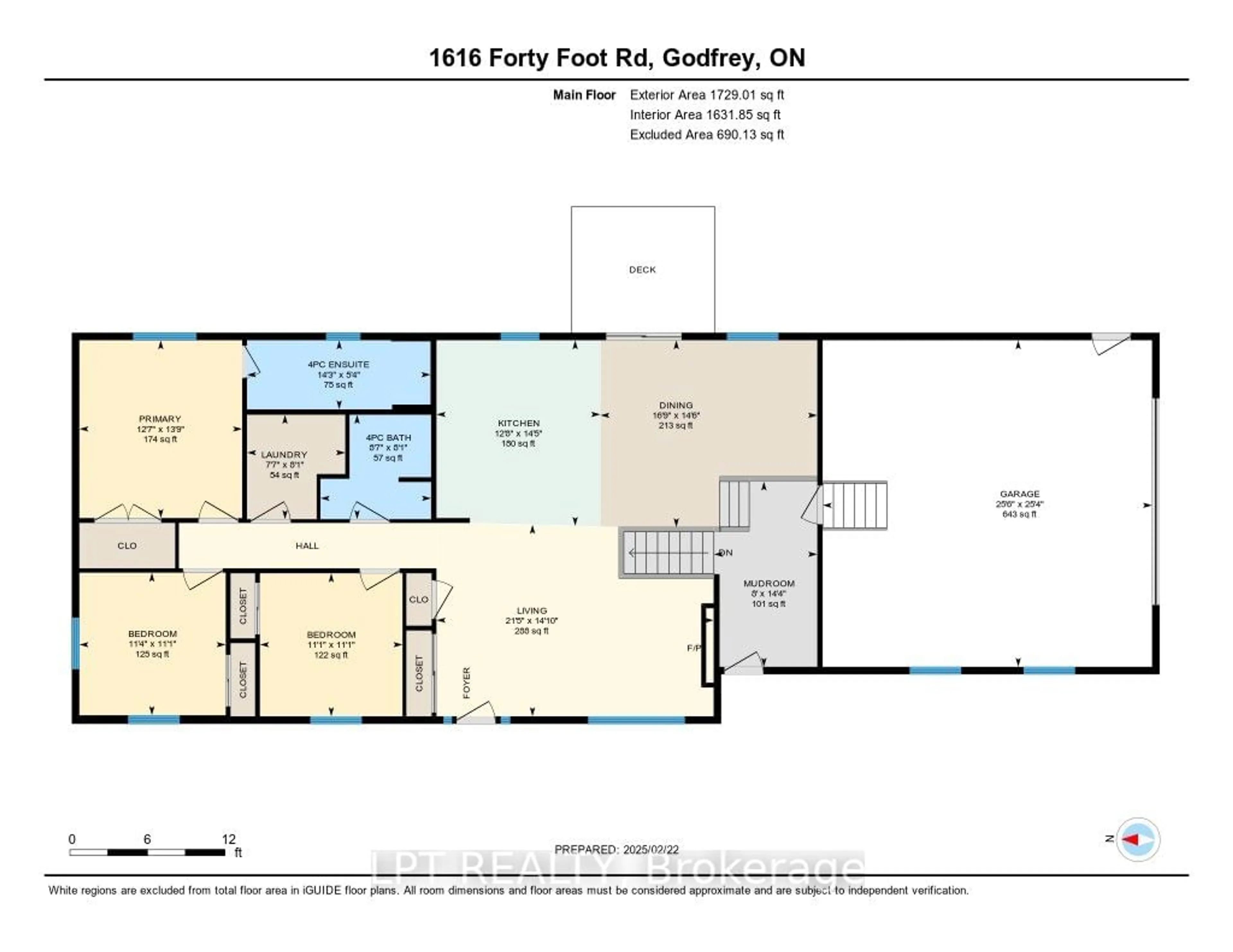 Floor plan for 1616 Forty Foot Rd, Central Frontenac Ontario K0H 1T0