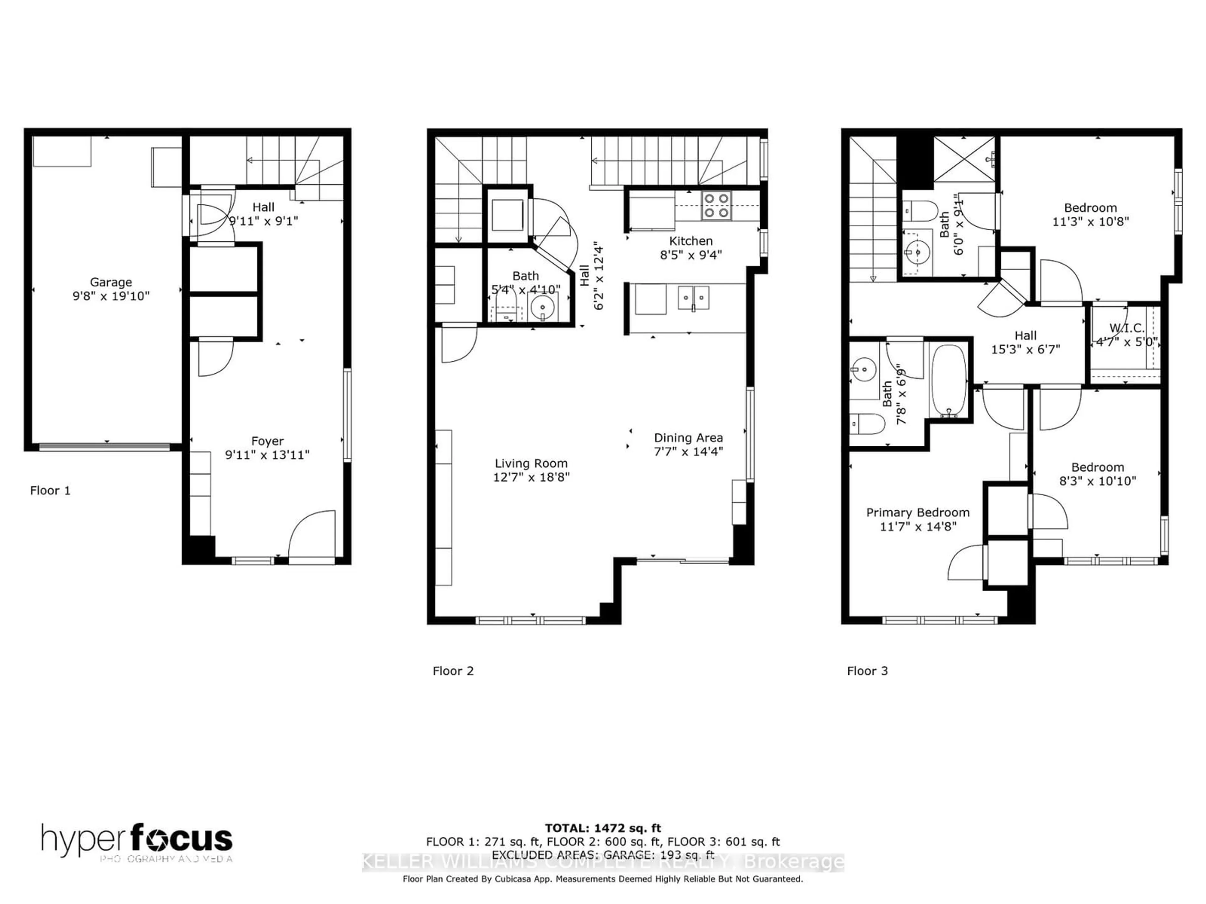 Floor plan for 61 Soho St #145, Hamilton Ontario L8J 2R9