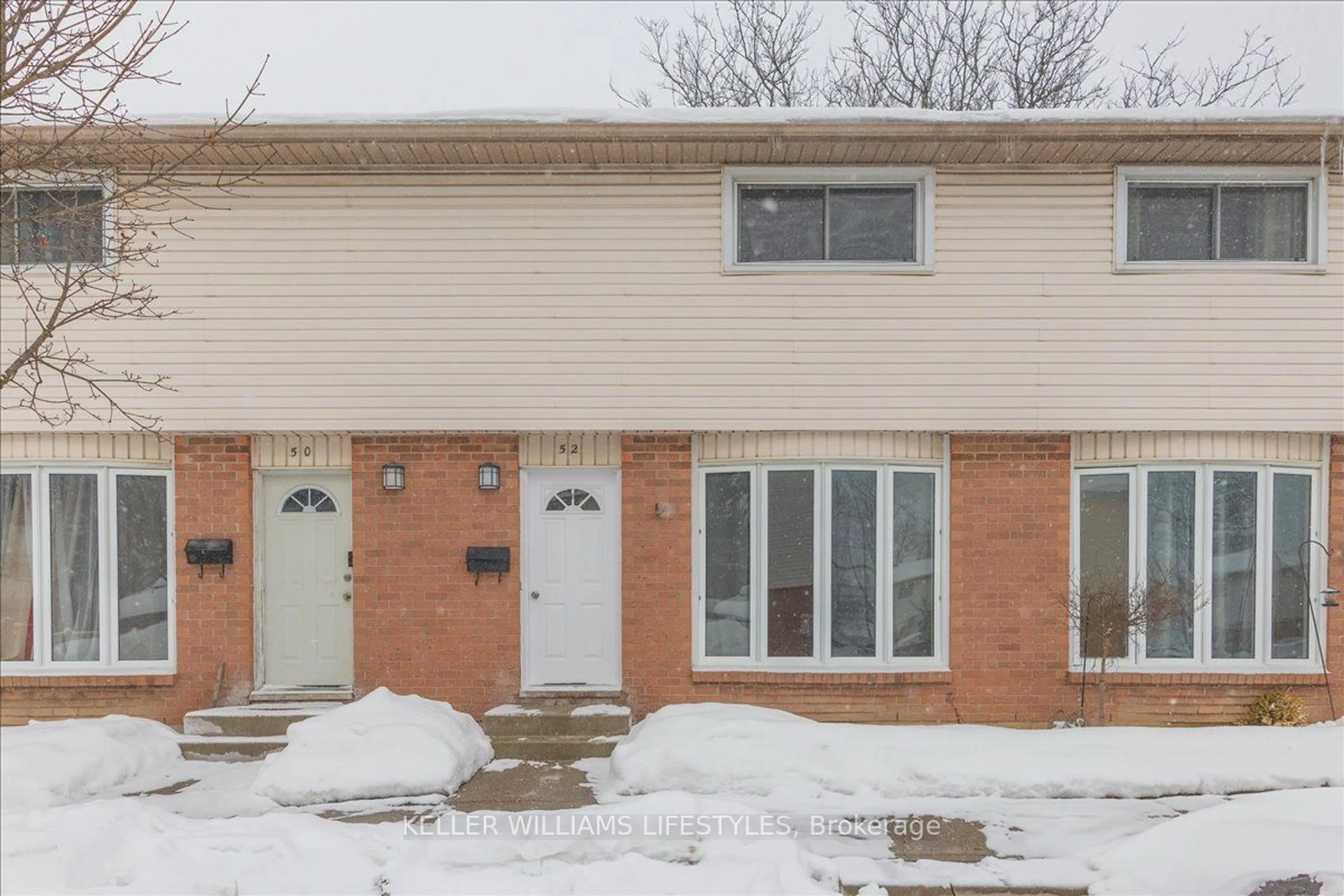 Home with brick exterior material, street for 700 Exeter Rd #52, London Ontario N6E 1L2