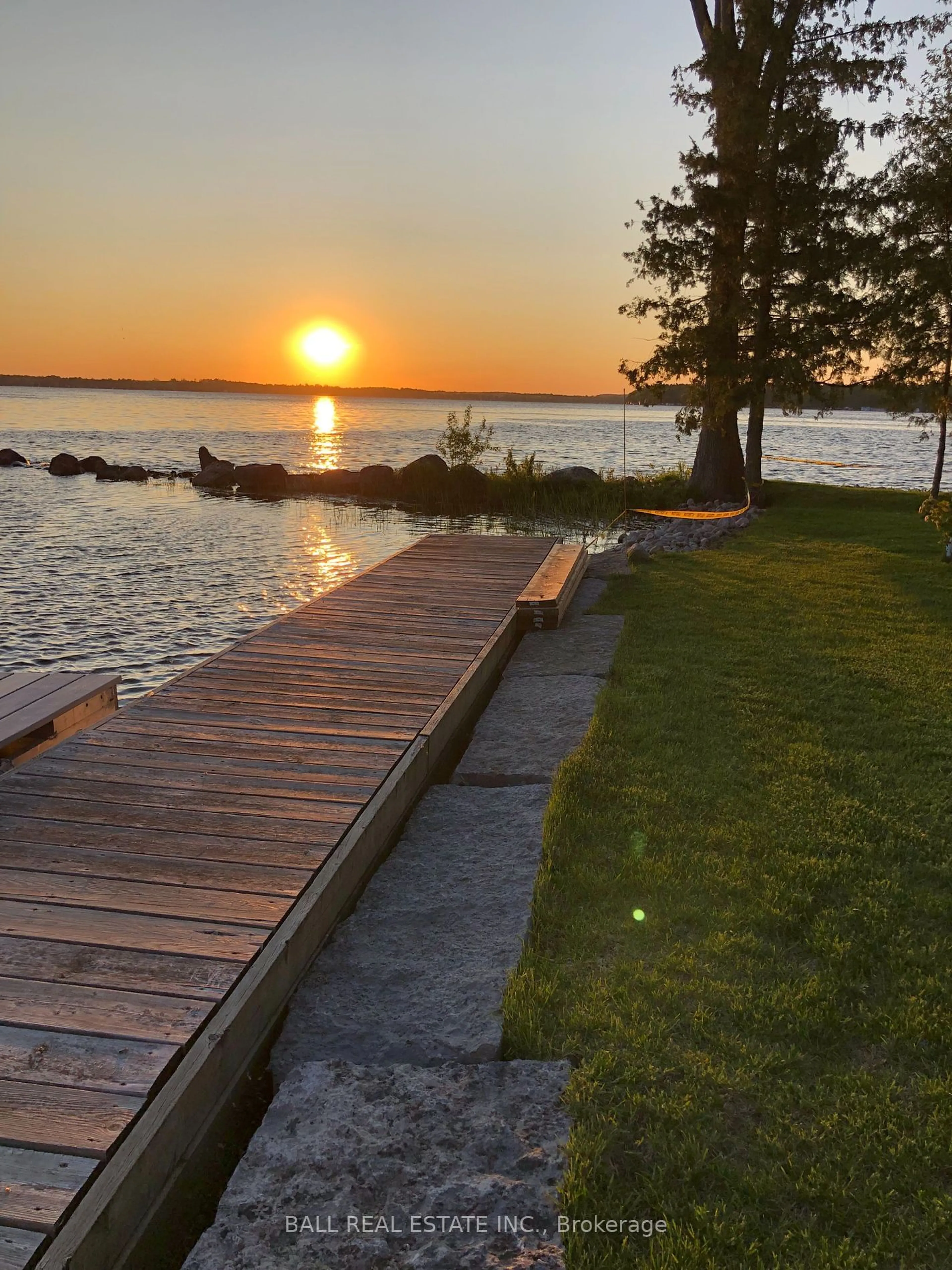 Patio, water/lake/river/ocean view for 35 Elder St, Kawartha Lakes Ontario K0M 1L0