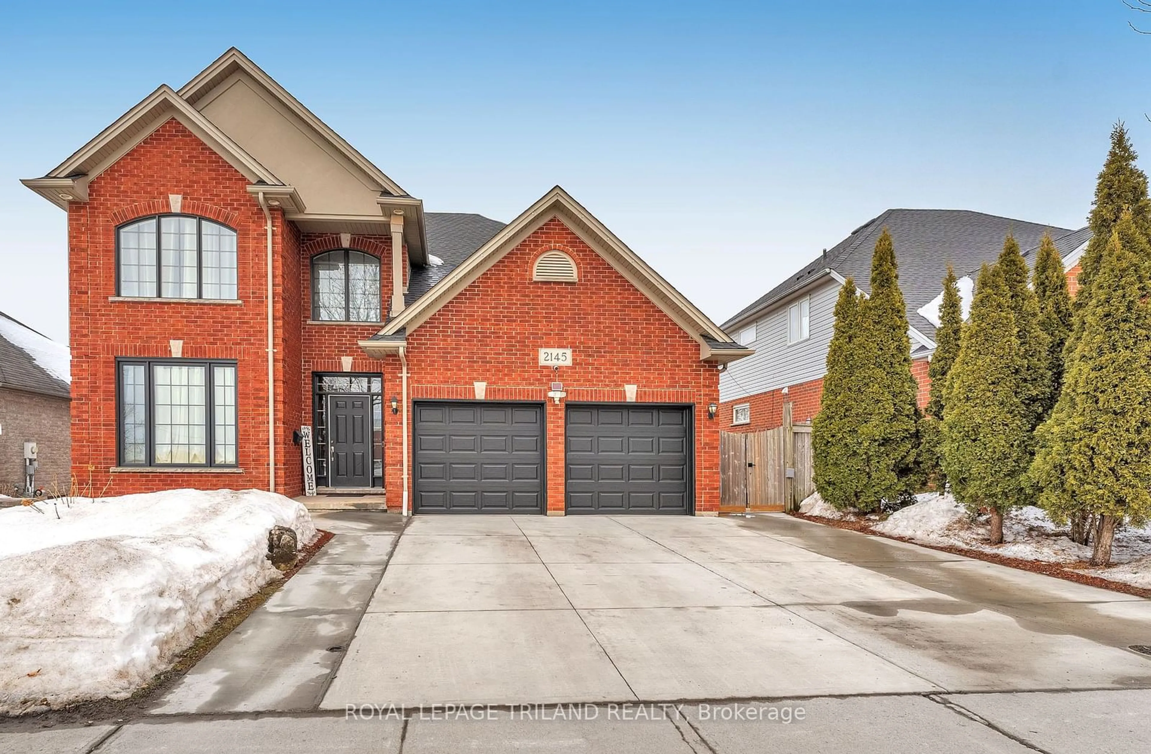 Home with brick exterior material, street for 2145 Quarrier Rd, London Ontario N6G 5L5