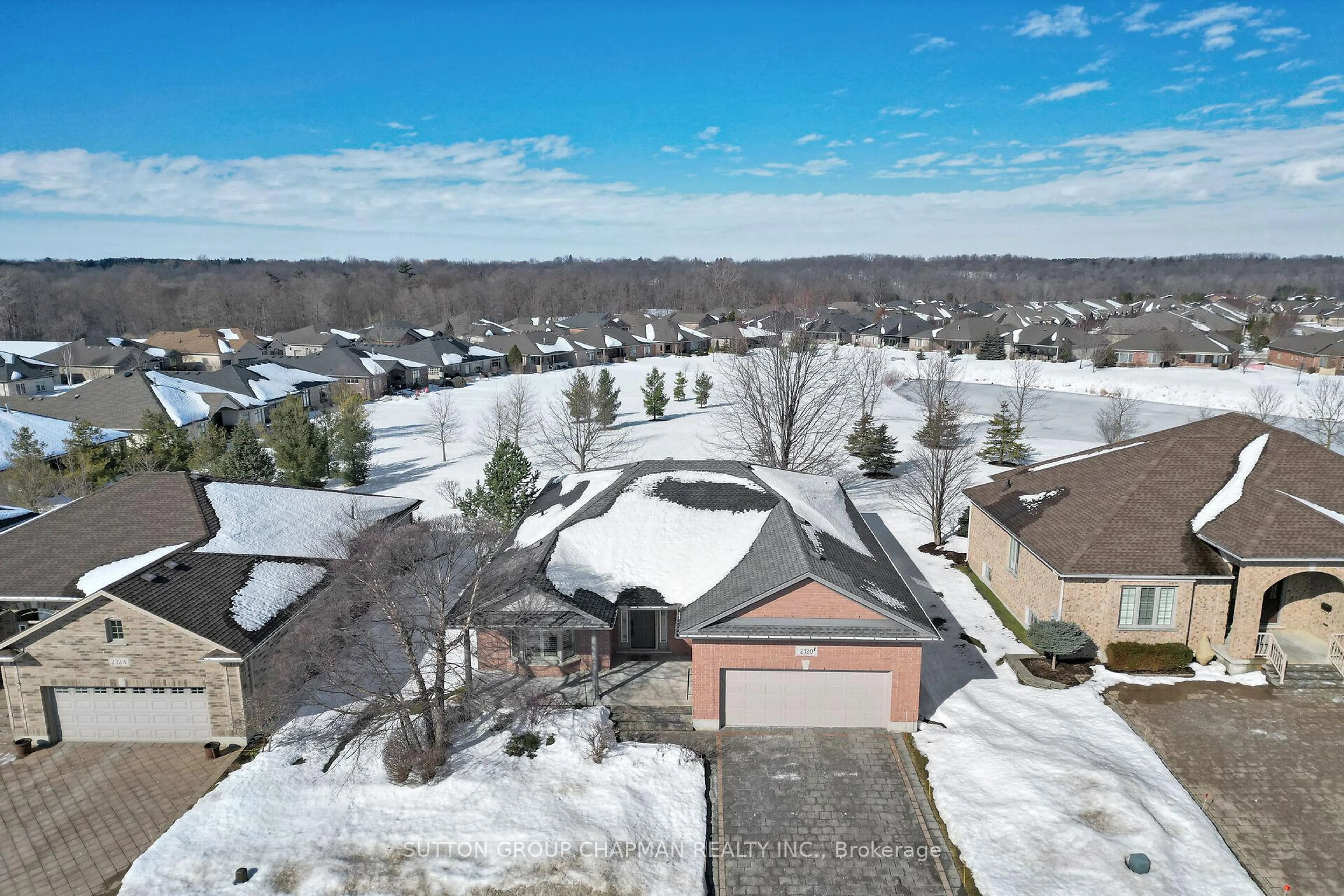 A pic from outside/outdoor area/front of a property/back of a property/a pic from drone, unknown for 2320 Jack Nash Dr, London Ontario N6K 5R3