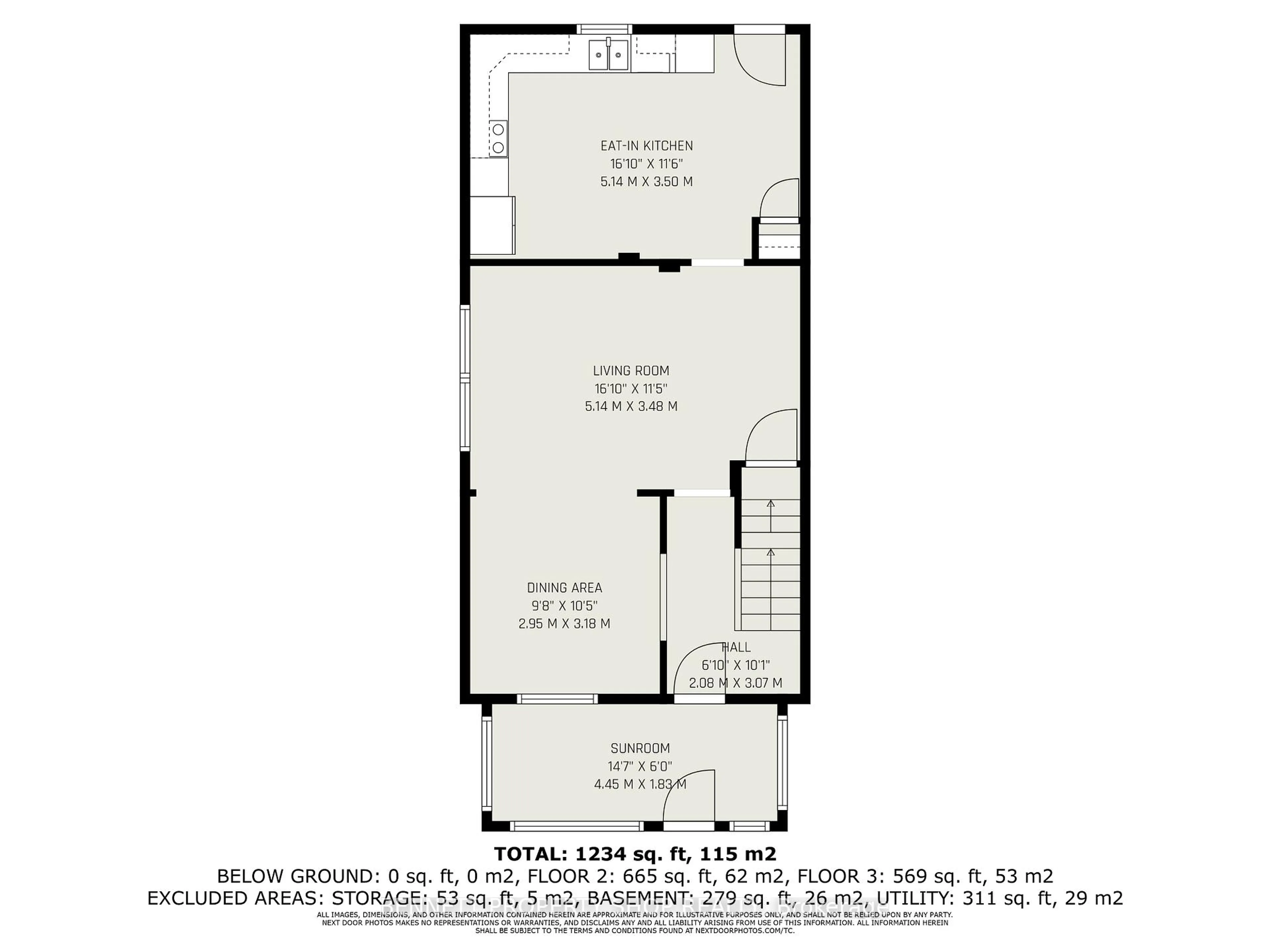 Floor plan for 323 St Felix St, Cornwall Ontario K6H 5A7