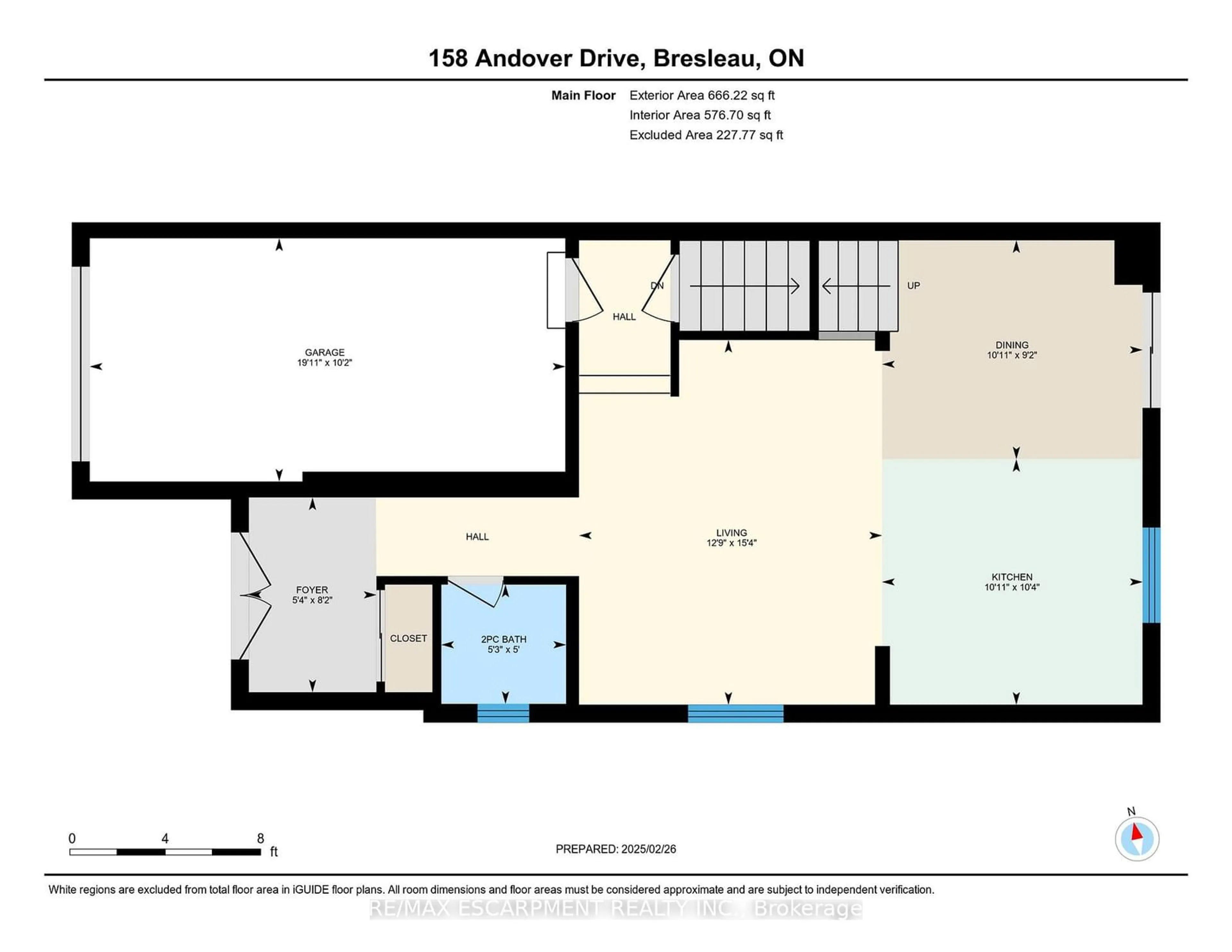 Floor plan for 158 Andover Dr, Woolwich Ontario N0B 1M0