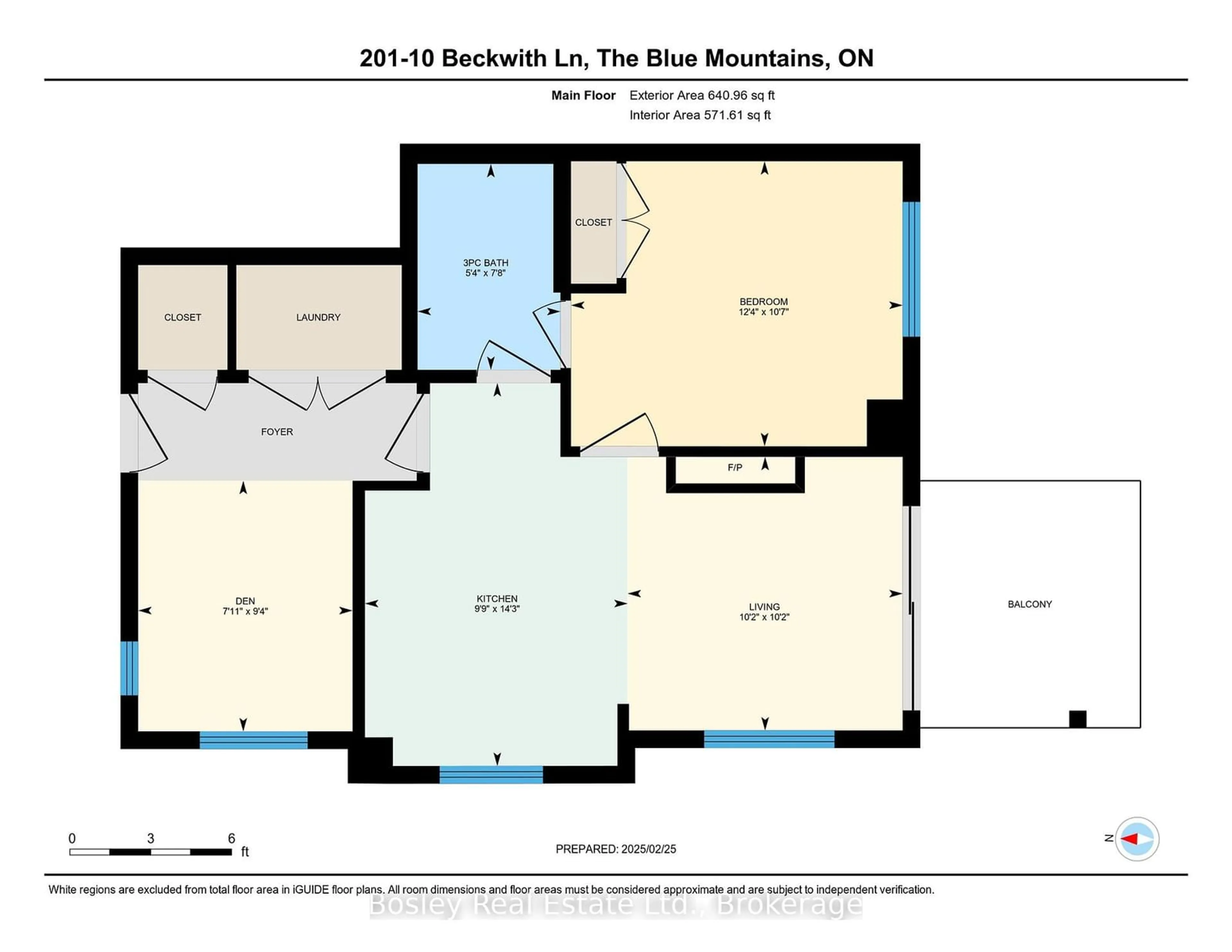 Floor plan for 10 Beckwith Lane #201, Blue Mountains Ontario L9Y 3B6