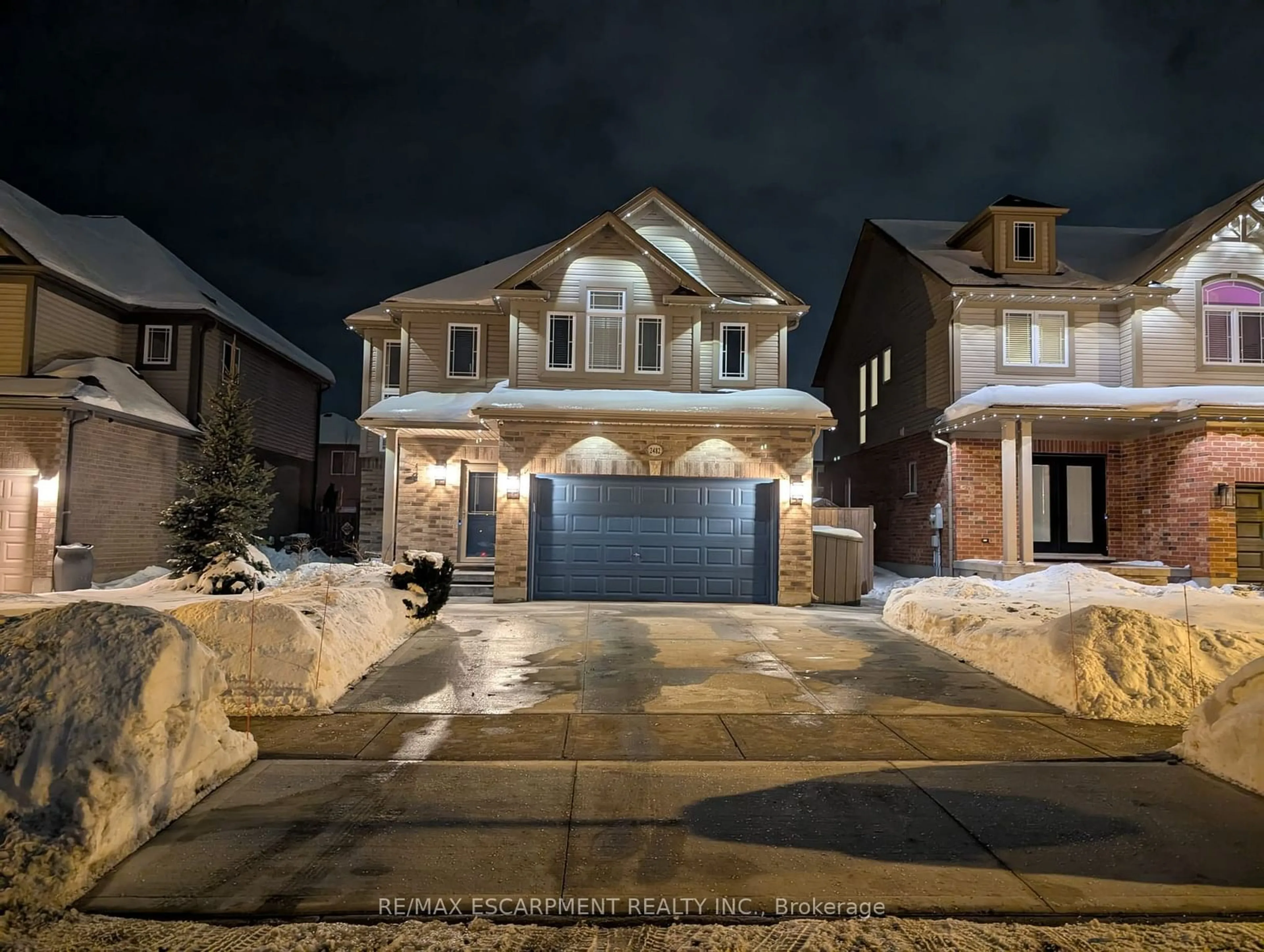 Home with brick exterior material, street for 2482 Evans Blvd, London Ontario N6M 0B1