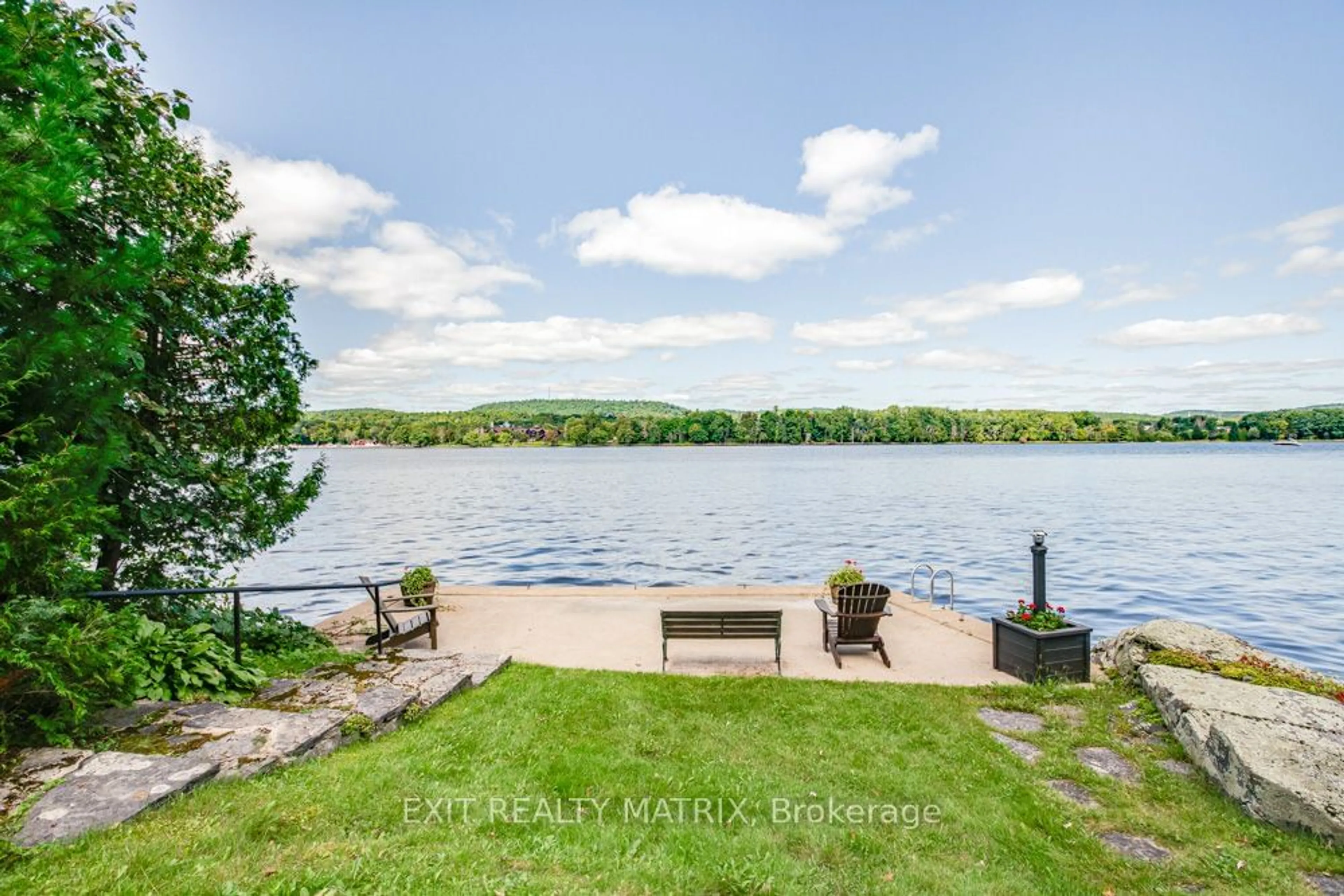 Patio, water/lake/river/ocean view for 2890 Presquile Rd #3, Alfred and Plantagenet Ontario K0B 1J0