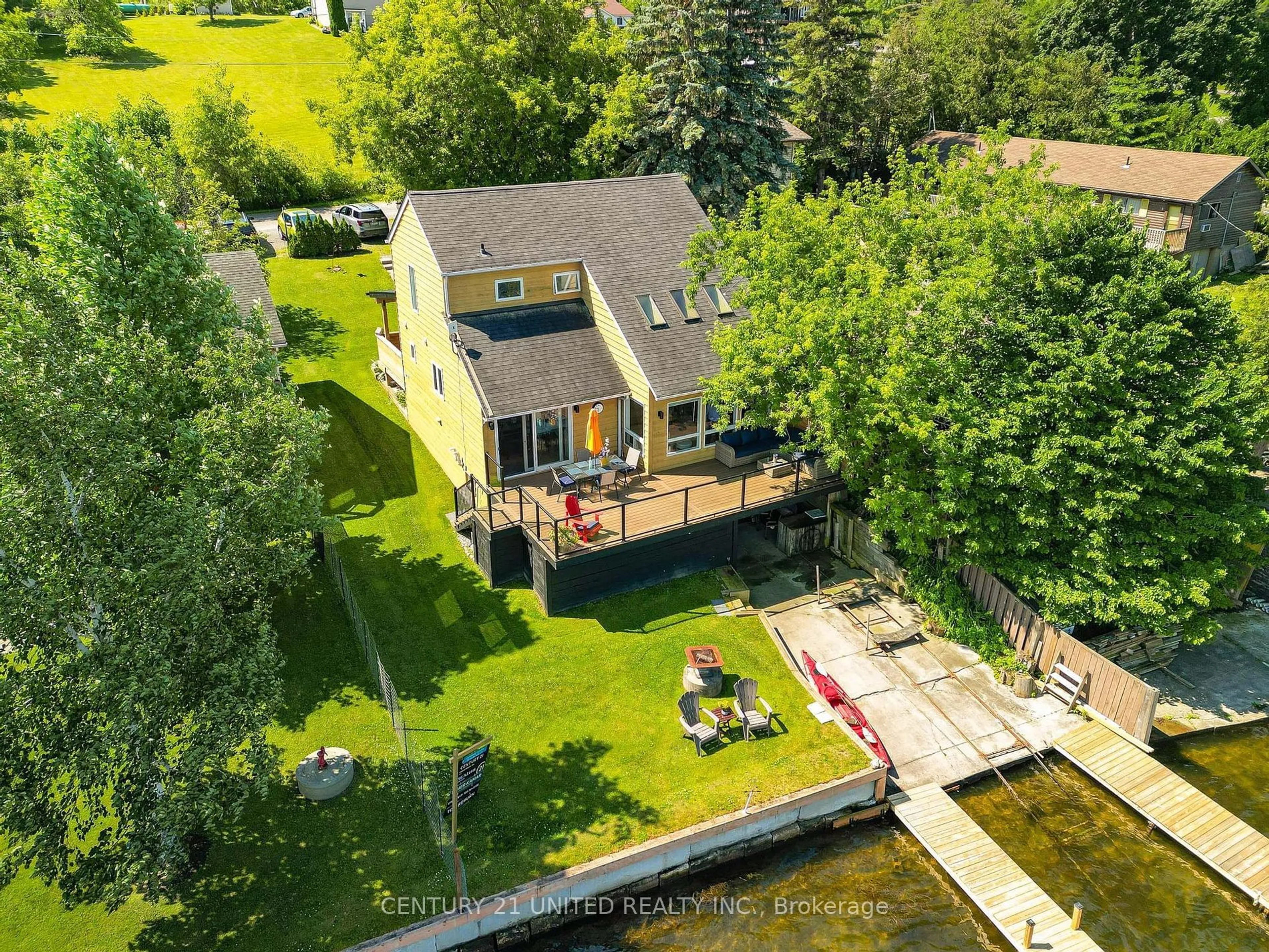 A pic from outside/outdoor area/front of a property/back of a property/a pic from drone, water/lake/river/ocean view for 6108 Curtis Point Rd #12, Alnwick/Haldimand Ontario K0K 2X0