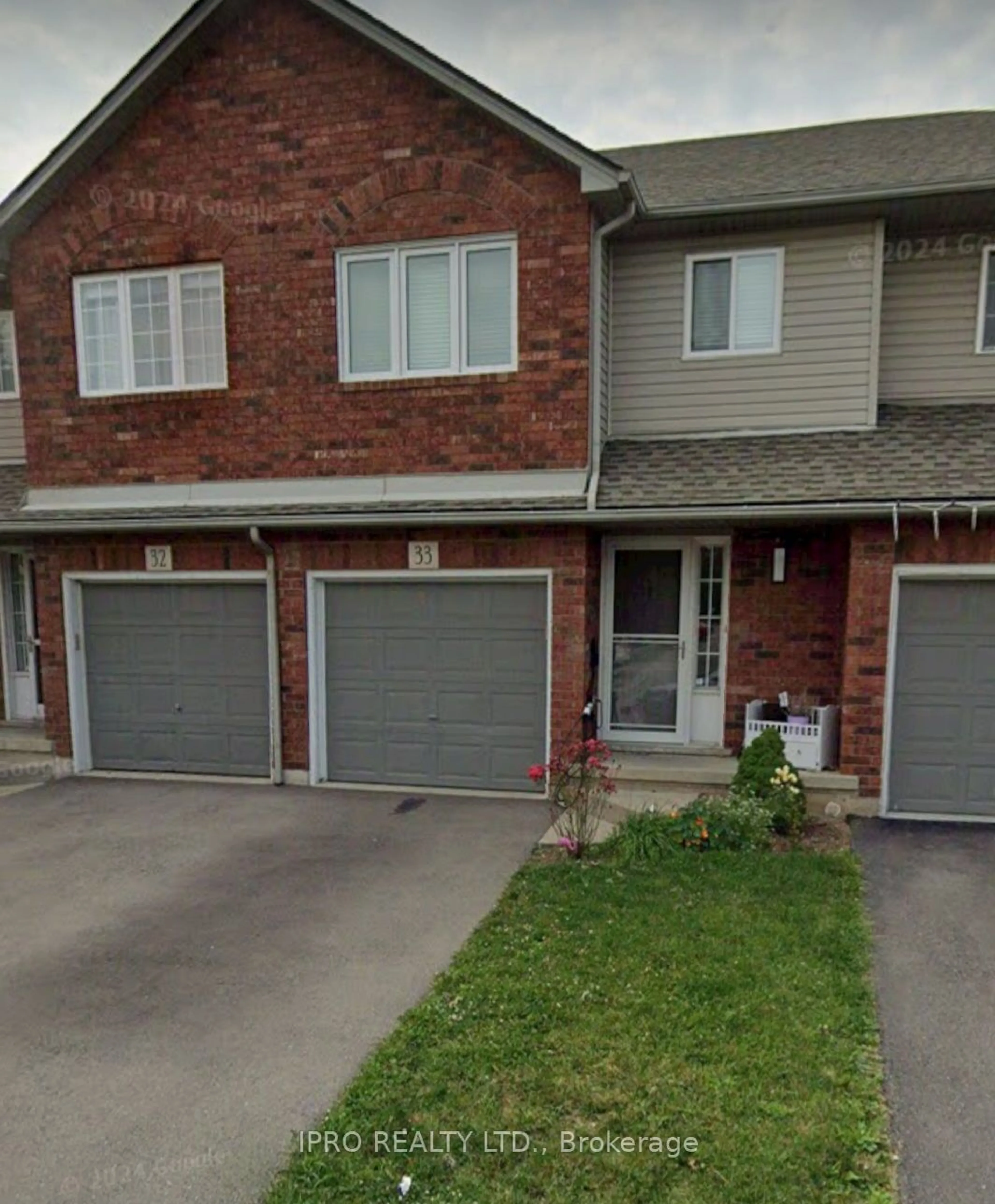 Home with brick exterior material, street for 134 Terni Blvd #33, Hamilton Ontario L8W 3Z1