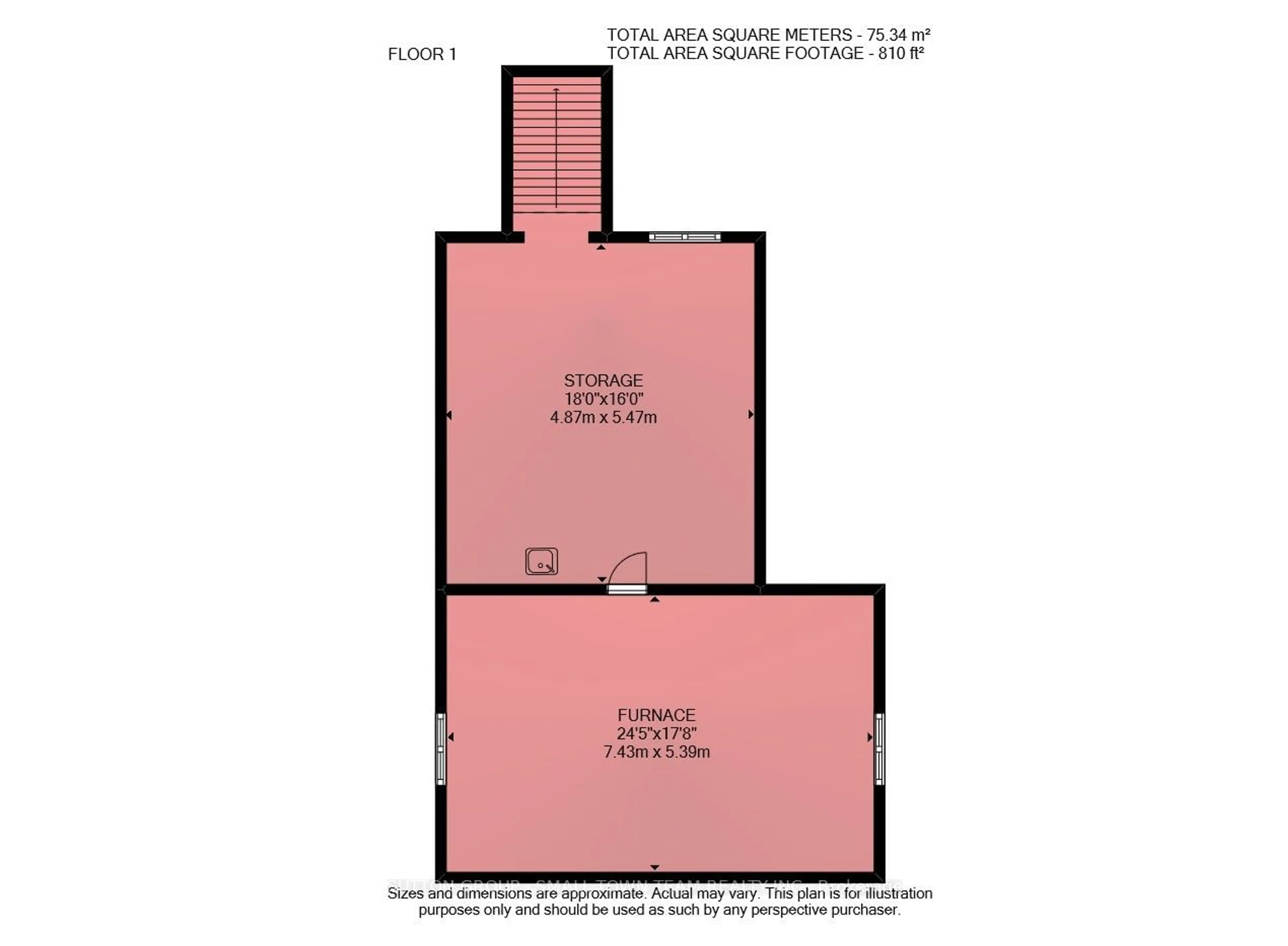 Floor plan for 456 Andrew St, South Huron Ontario N0M 1S1