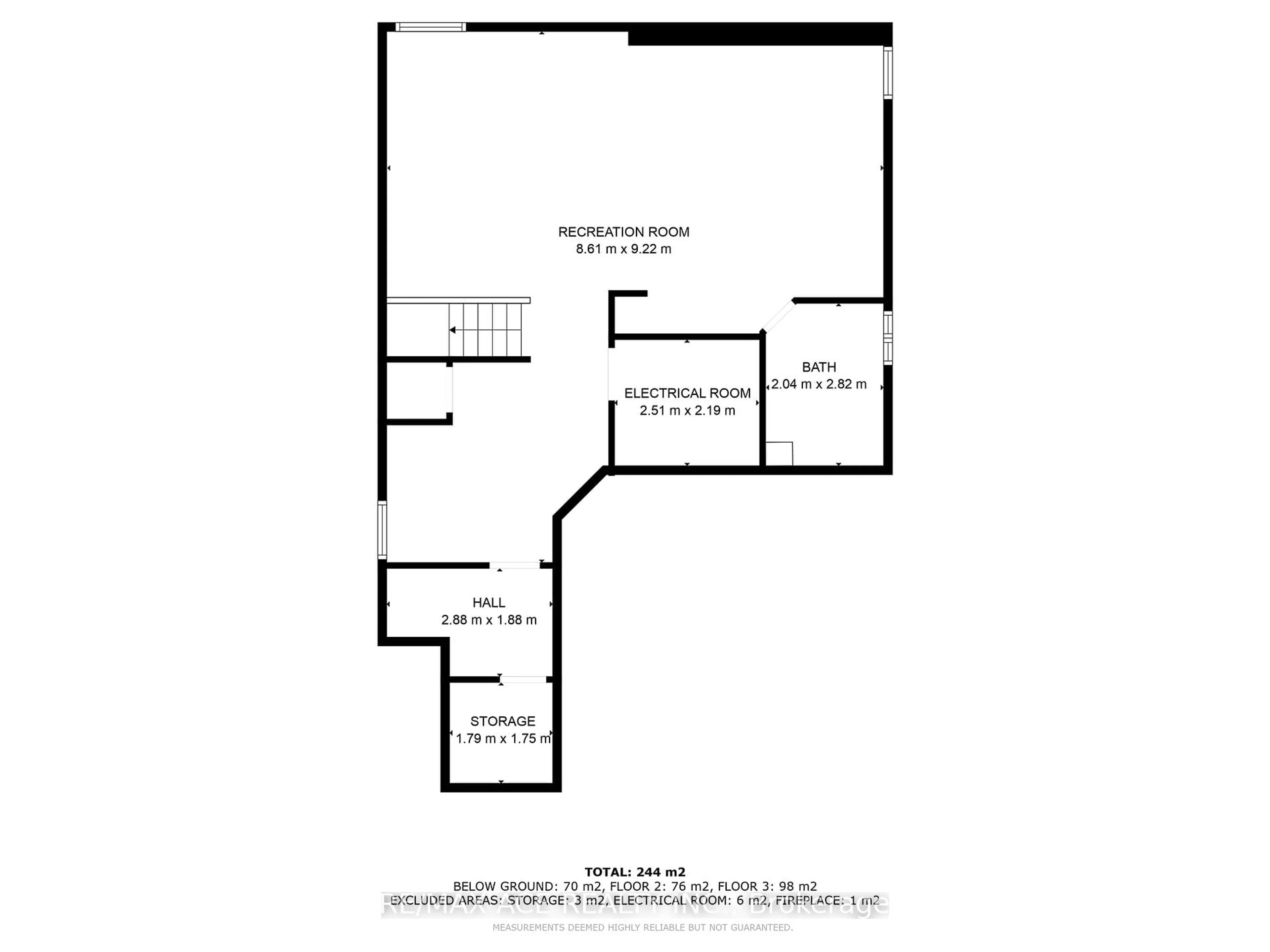 Floor plan for 59 Springbreeze Hts, Hamilton Ontario L8E 0B3