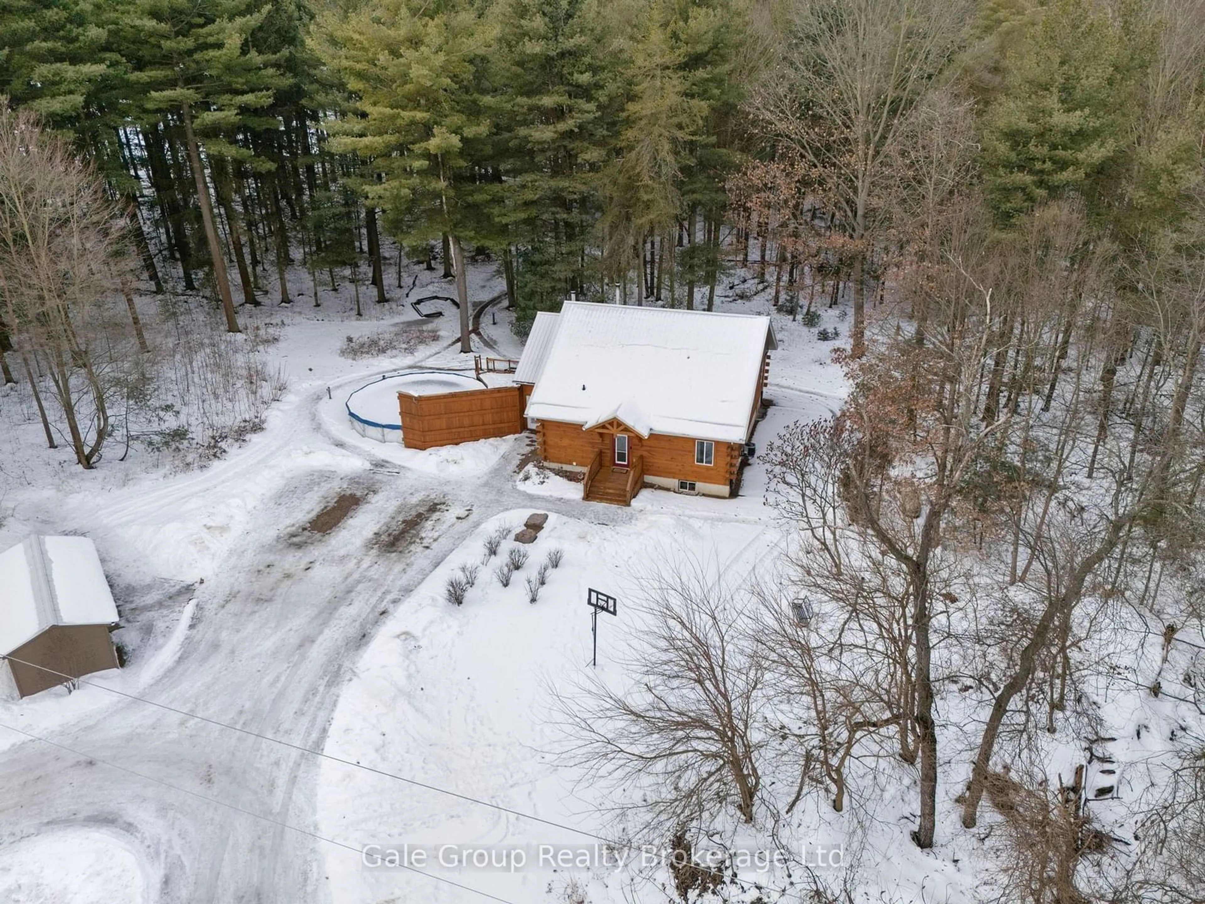 A pic from outside/outdoor area/front of a property/back of a property/a pic from drone, forest/trees view for 1293 NORTH Rd, Norfolk Ontario N0E 1G0