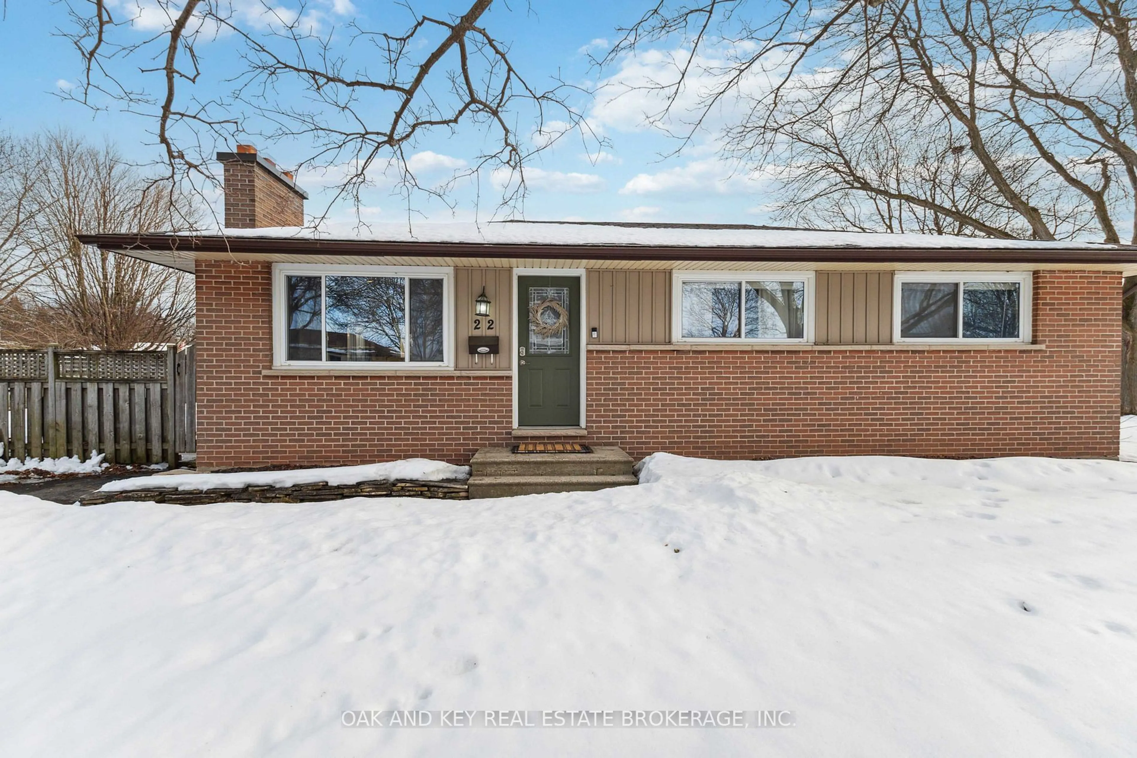 Home with brick exterior material, street for 22 Aponi Cres, London Ontario N5V 2V4