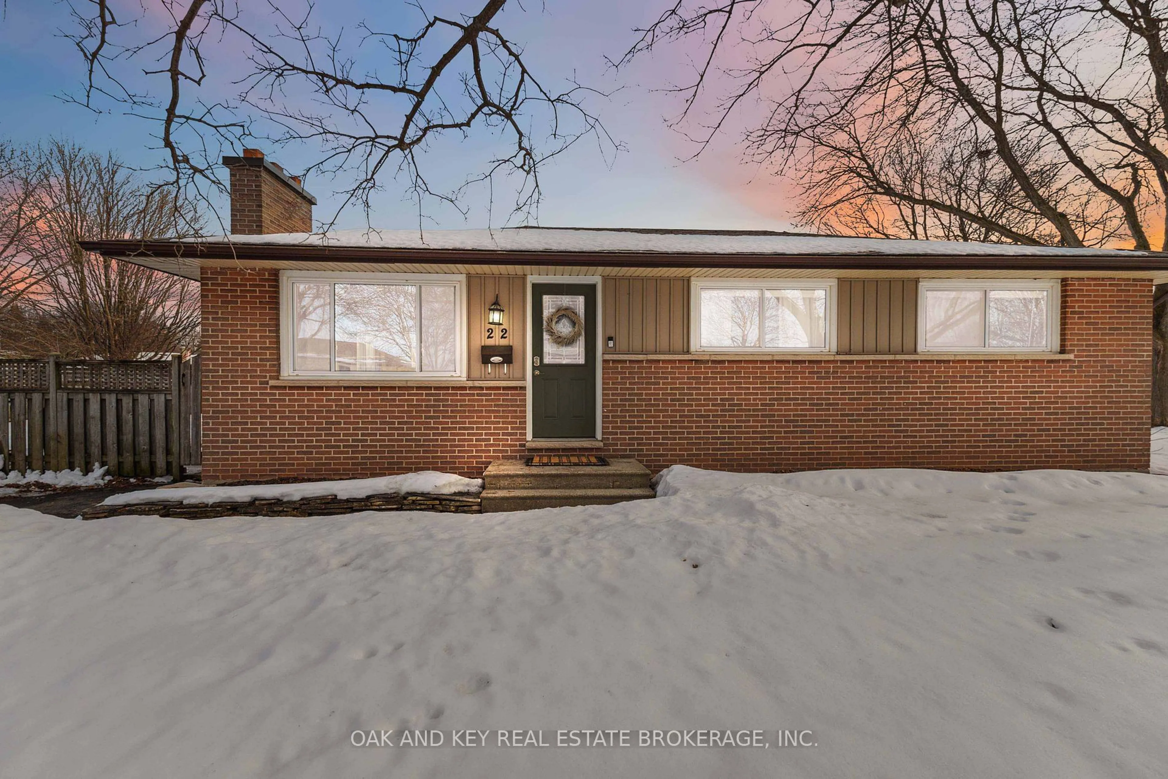 Home with brick exterior material, street for 22 Aponi Cres, London Ontario N5V 2V4