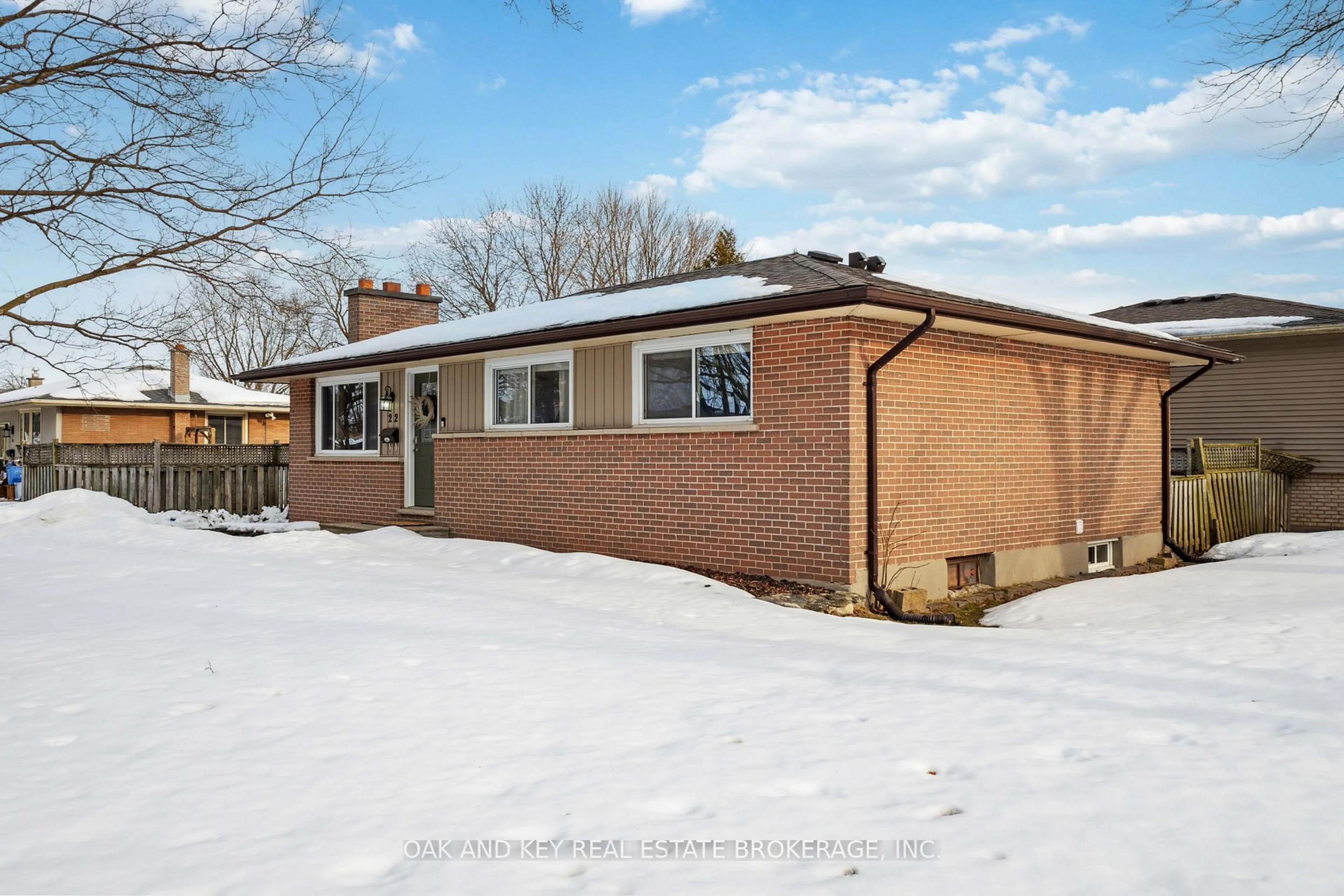 Home with brick exterior material, street for 22 Aponi Cres, London Ontario N5V 2V4