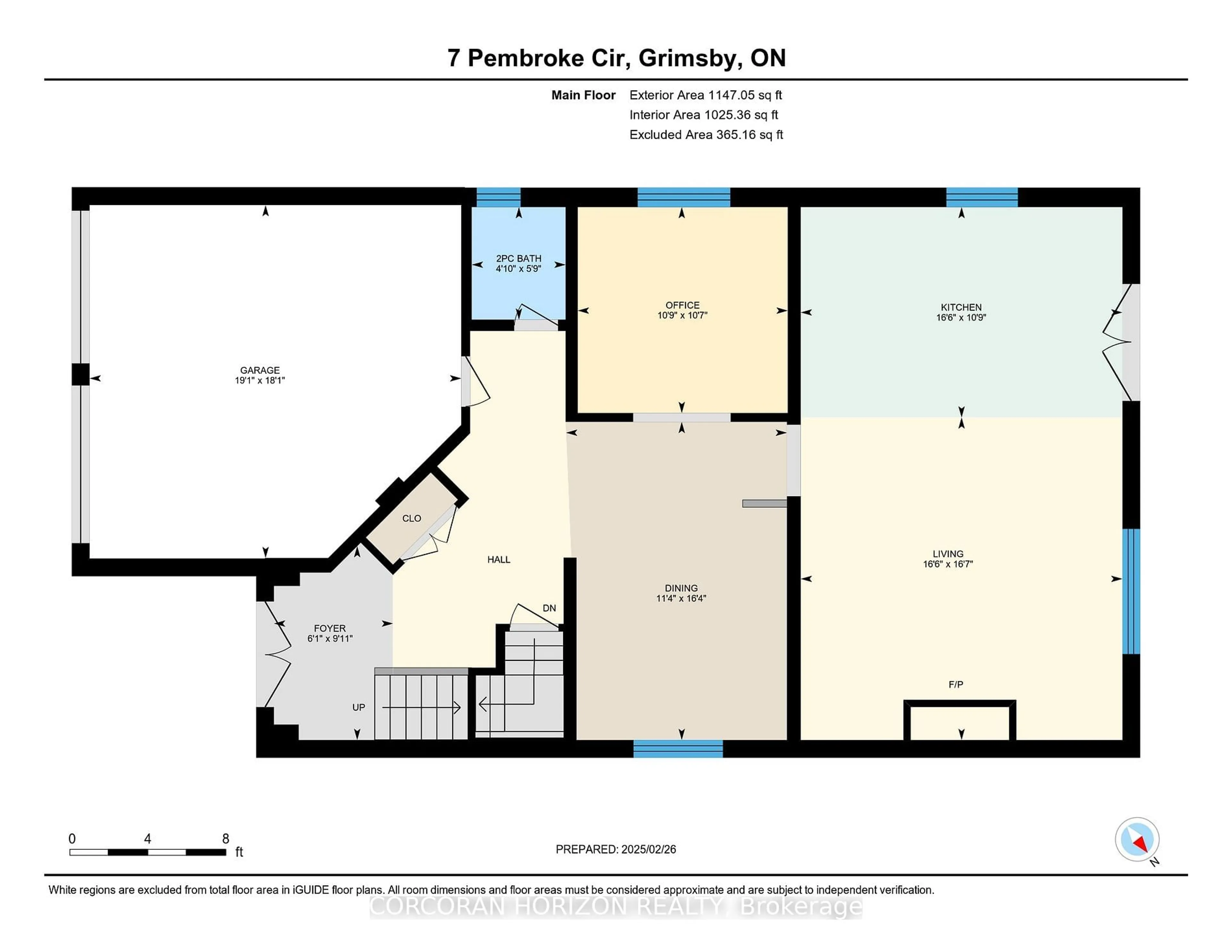 Floor plan for 7 Pembroke Circ, Grimsby Ontario L3M 5N5