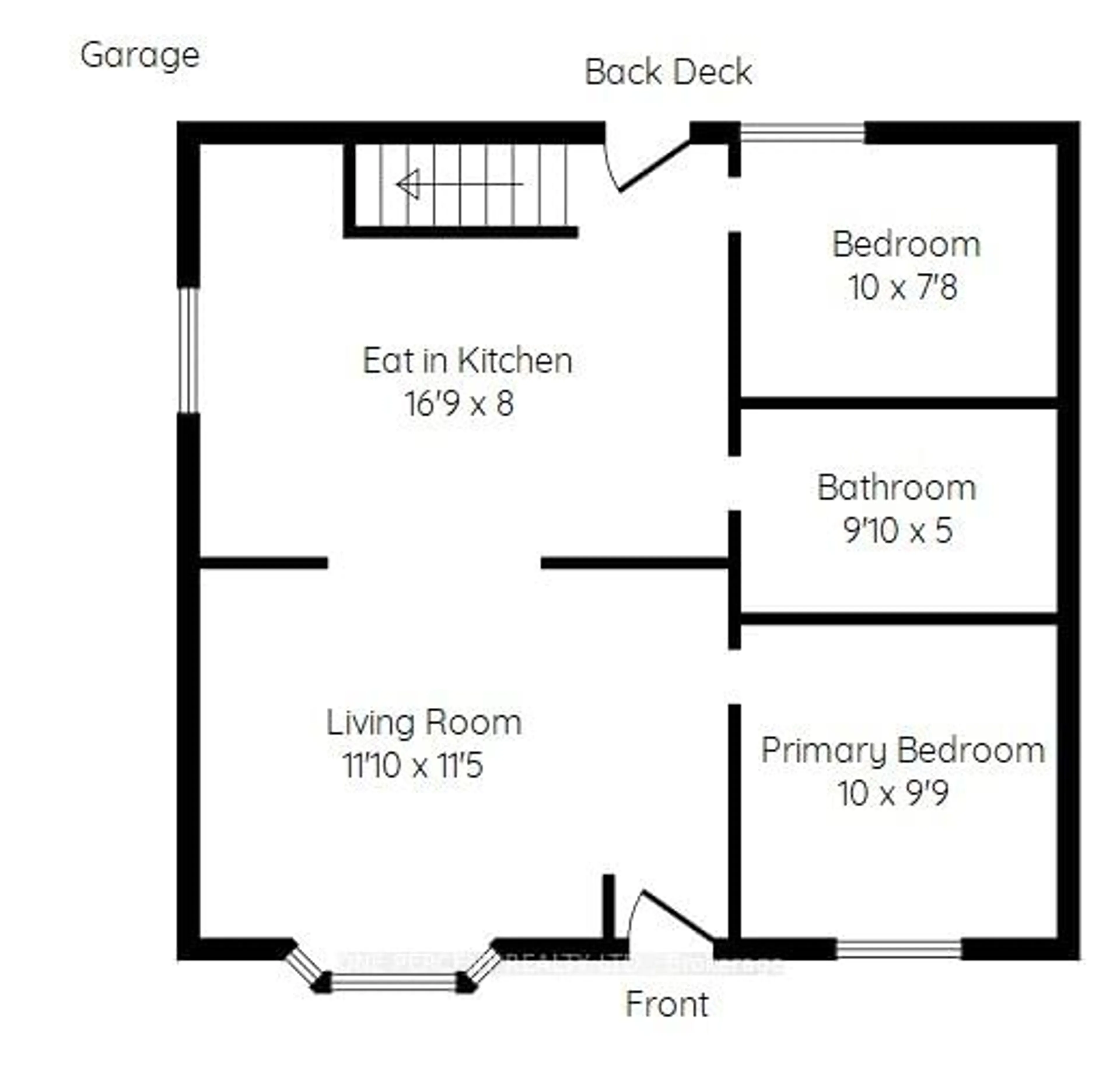 Floor plan for 3 Maitland Ave, Hamilton Ontario L9A 3J4