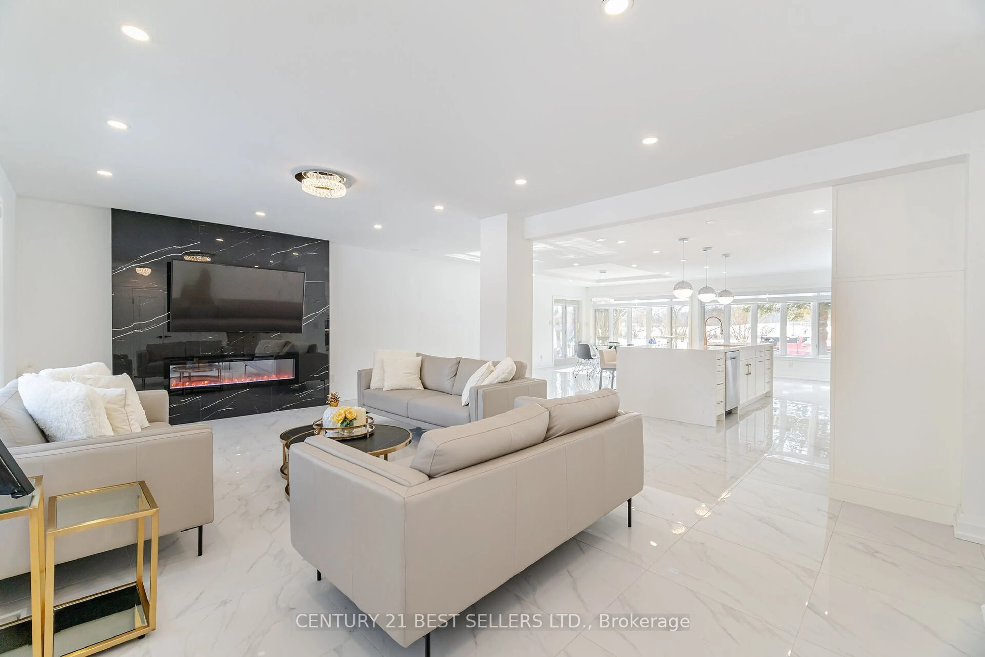 Living room with furniture, ceramic/tile floor for 3446 Governors Rd, Hamilton Ontario L0R 1T0