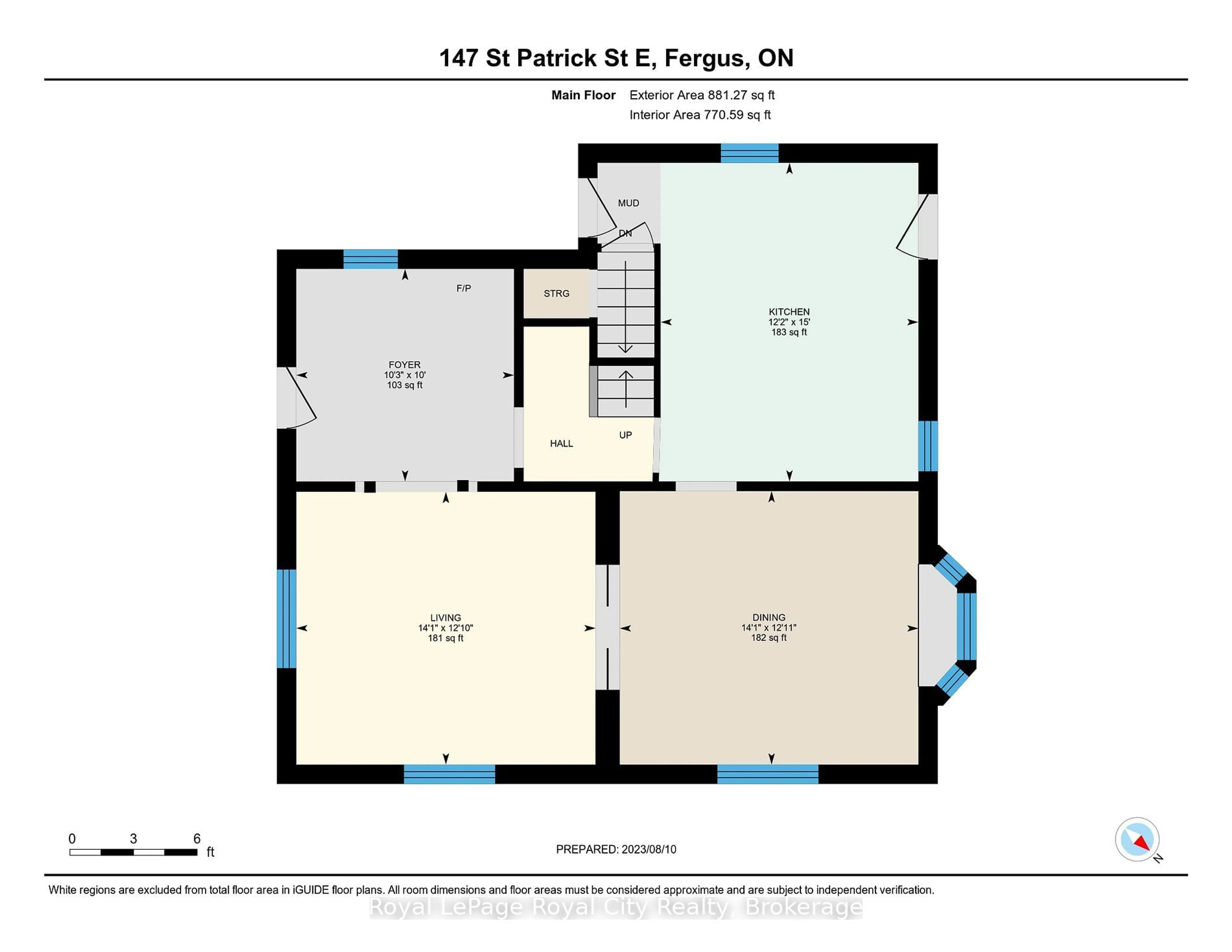 Floor plan for 147 St Patrick St, Centre Wellington Ontario N1M 1M3