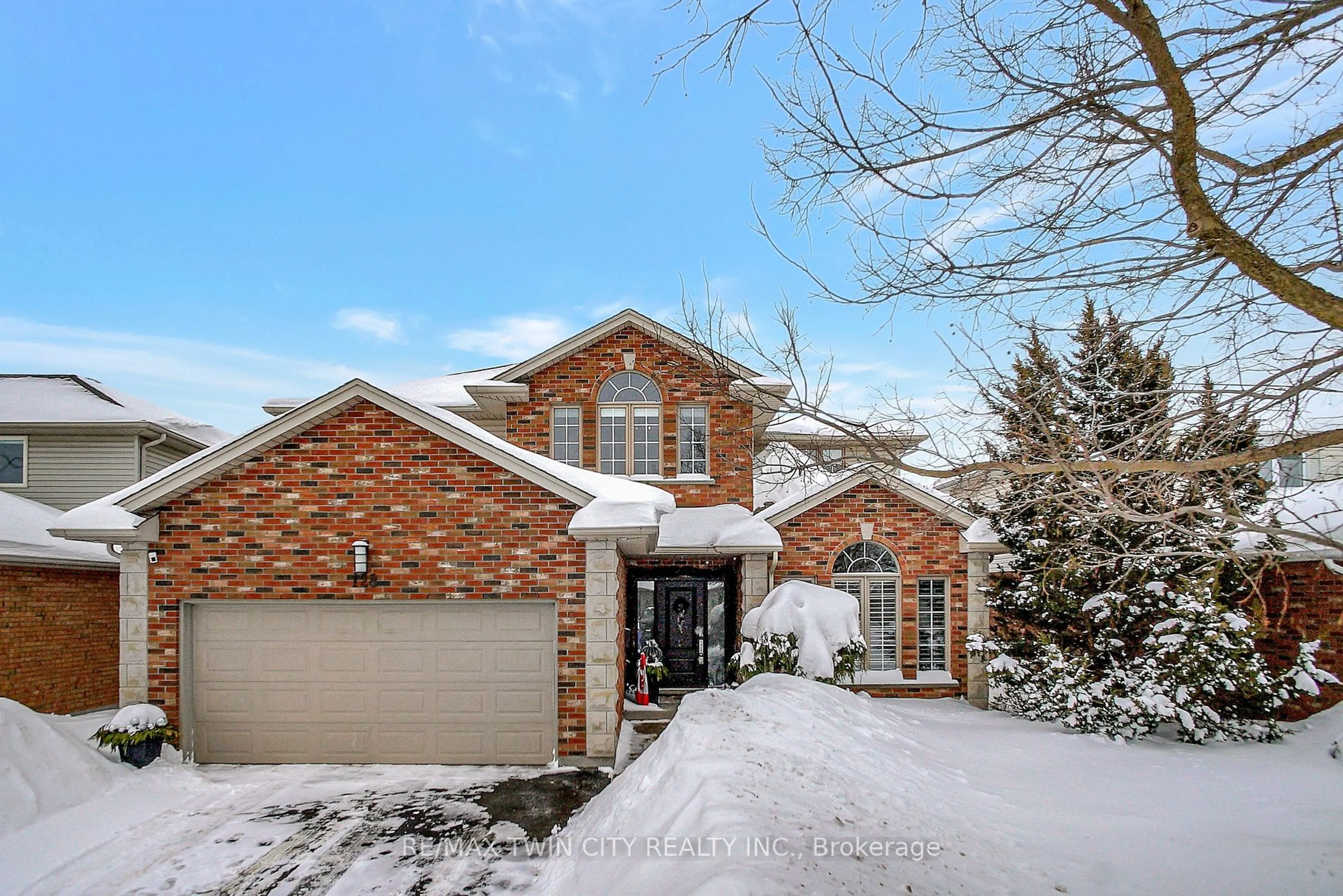 Home with brick exterior material, street for 128 Attwood Dr, Cambridge Ontario N1T 1P6