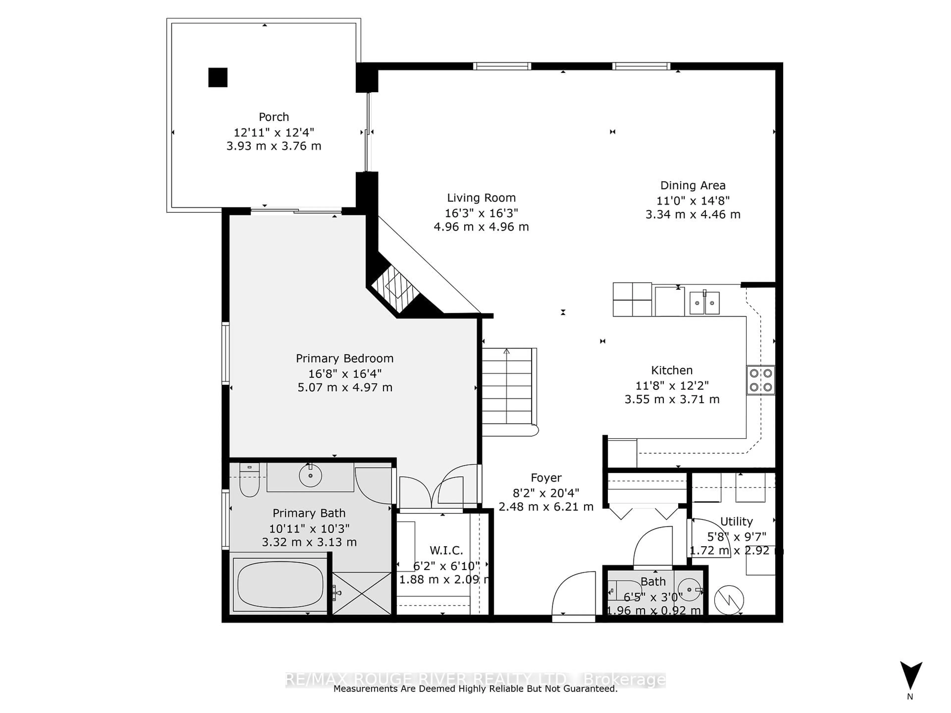 Floor plan for 130 Queen St #6B, Cobourg Ontario K9A 1N2