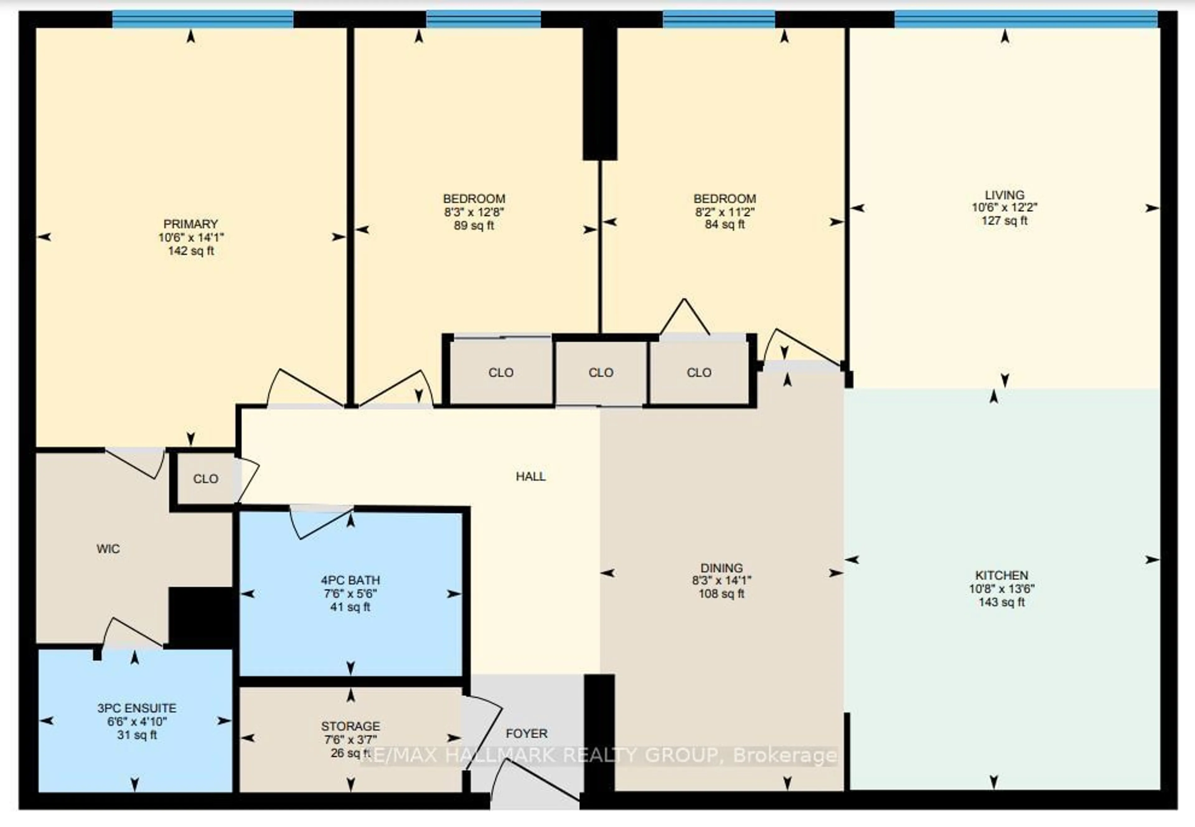 Floor plan for 900 Dynes Rd #308, Mooneys Bay - Carleton Heights and Area Ontario K2C 3L6