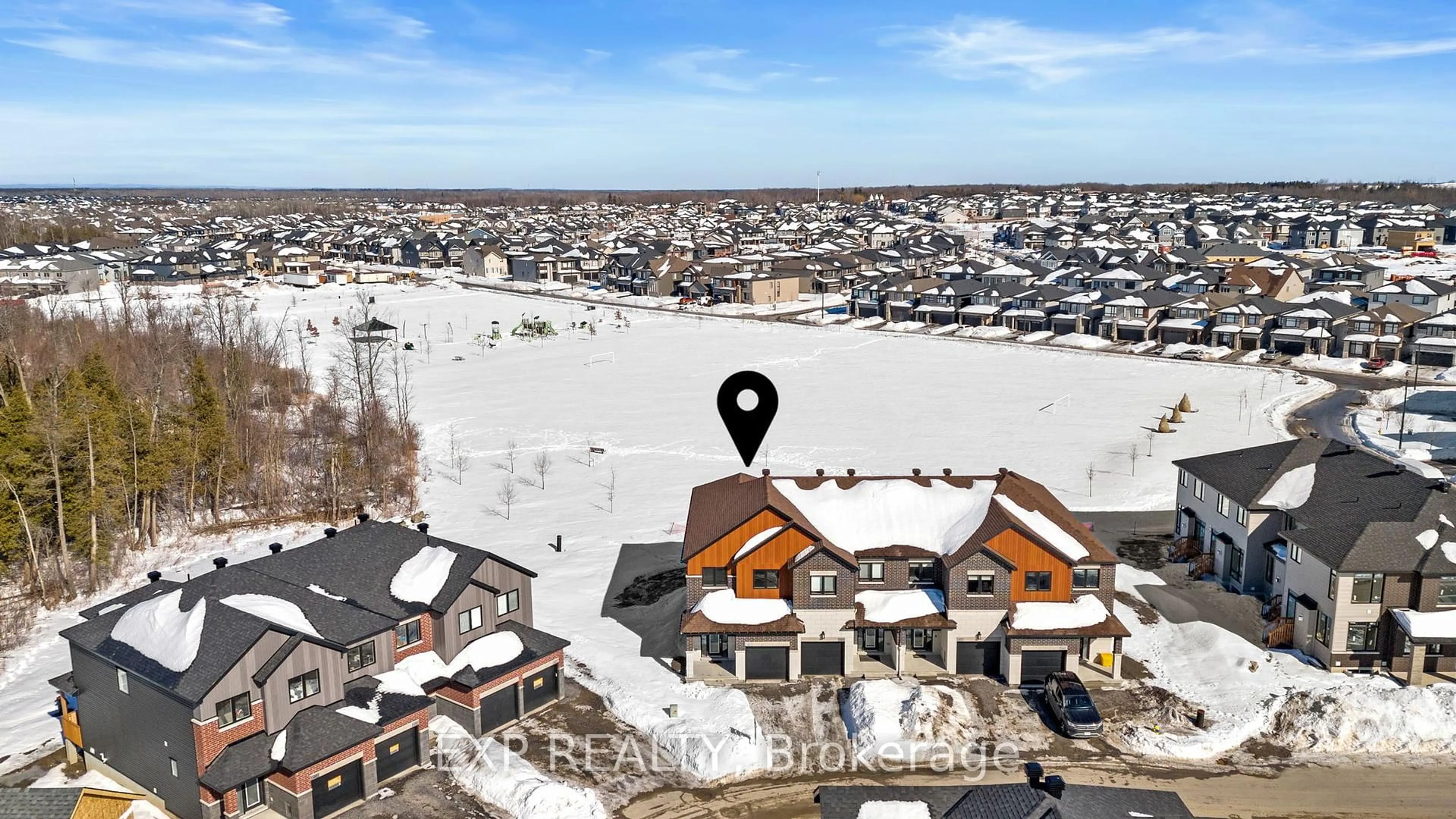 A pic from outside/outdoor area/front of a property/back of a property/a pic from drone, unknown for 441 Clubtail N/A, Ottawa Ontario K1X 0M9