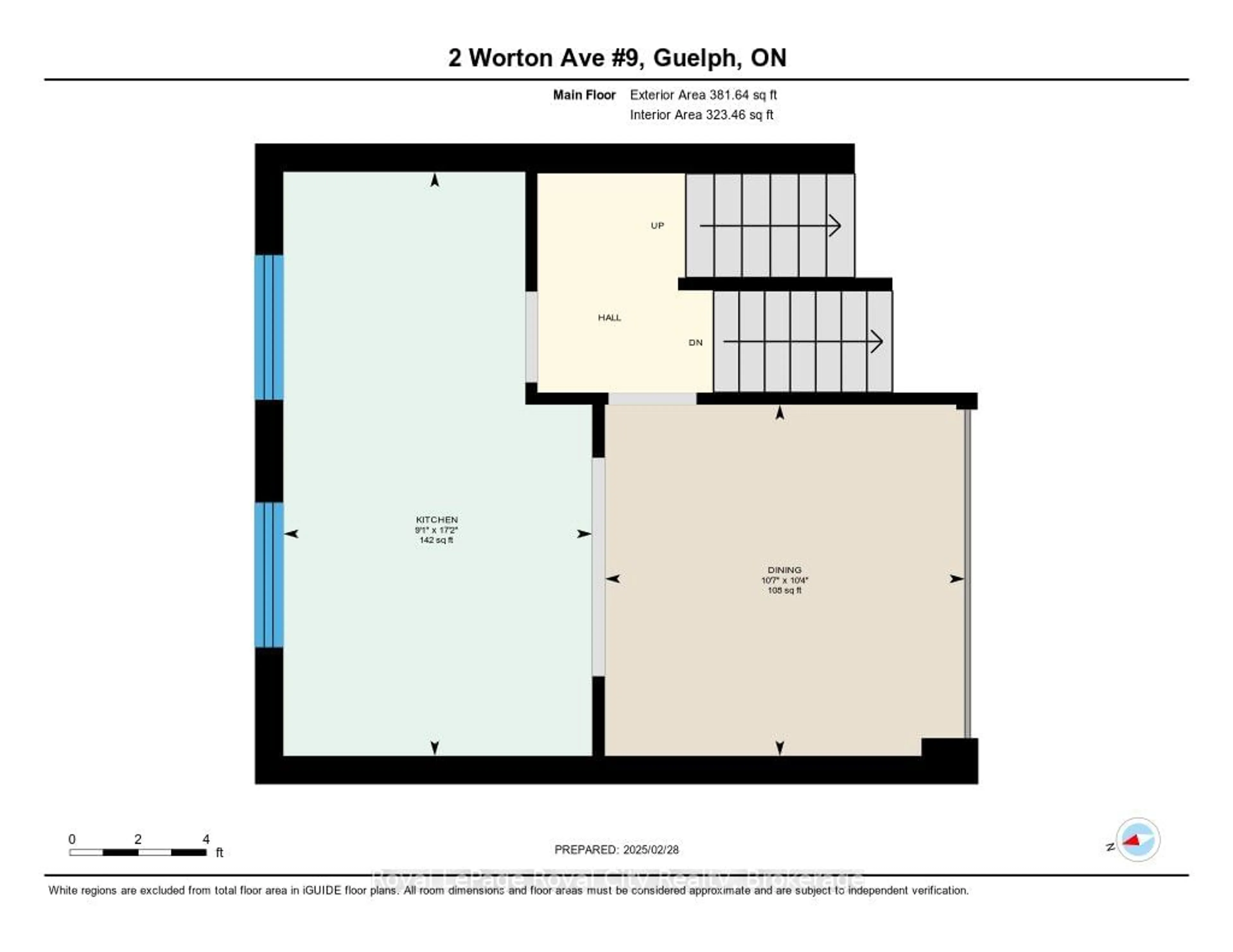 Floor plan for 2 Worton Ave #9, Guelph Ontario N1H 7C5