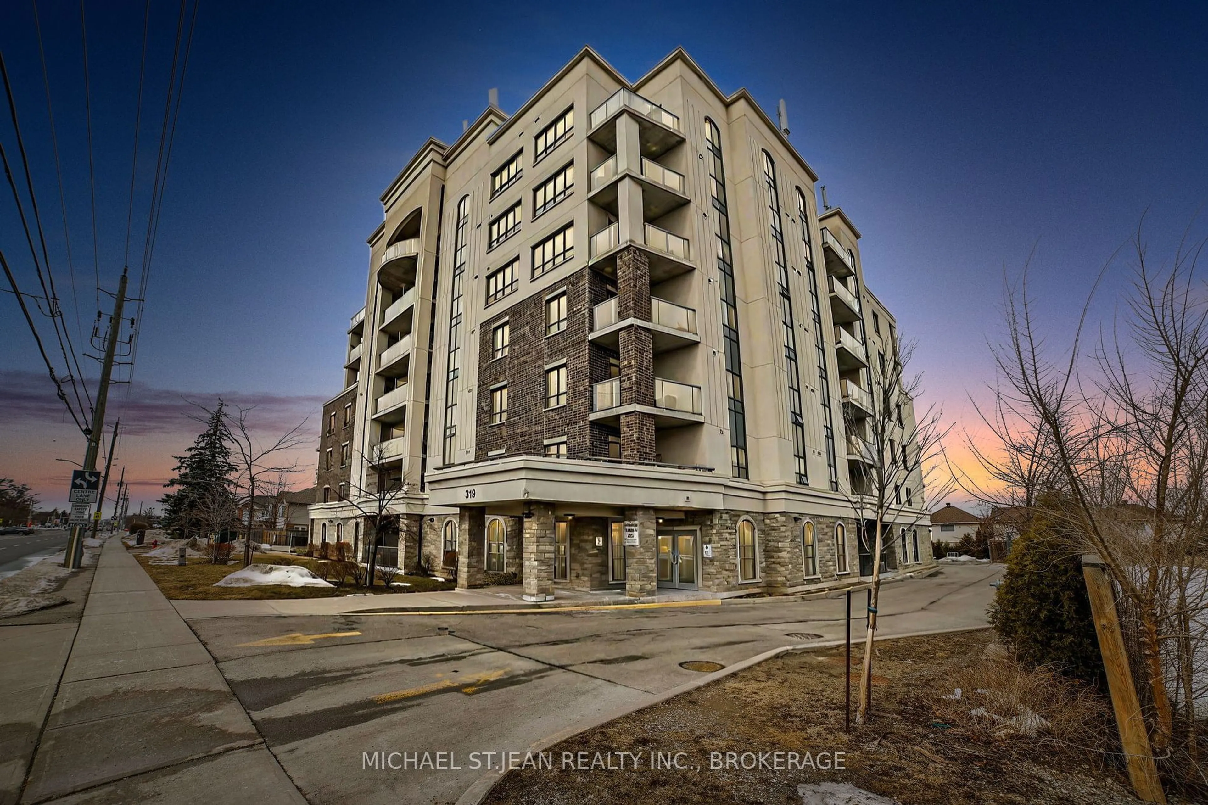 A pic from outside/outdoor area/front of a property/back of a property/a pic from drone, building for 319 Highway 8 #209, Hamilton Ontario L8G 0B1