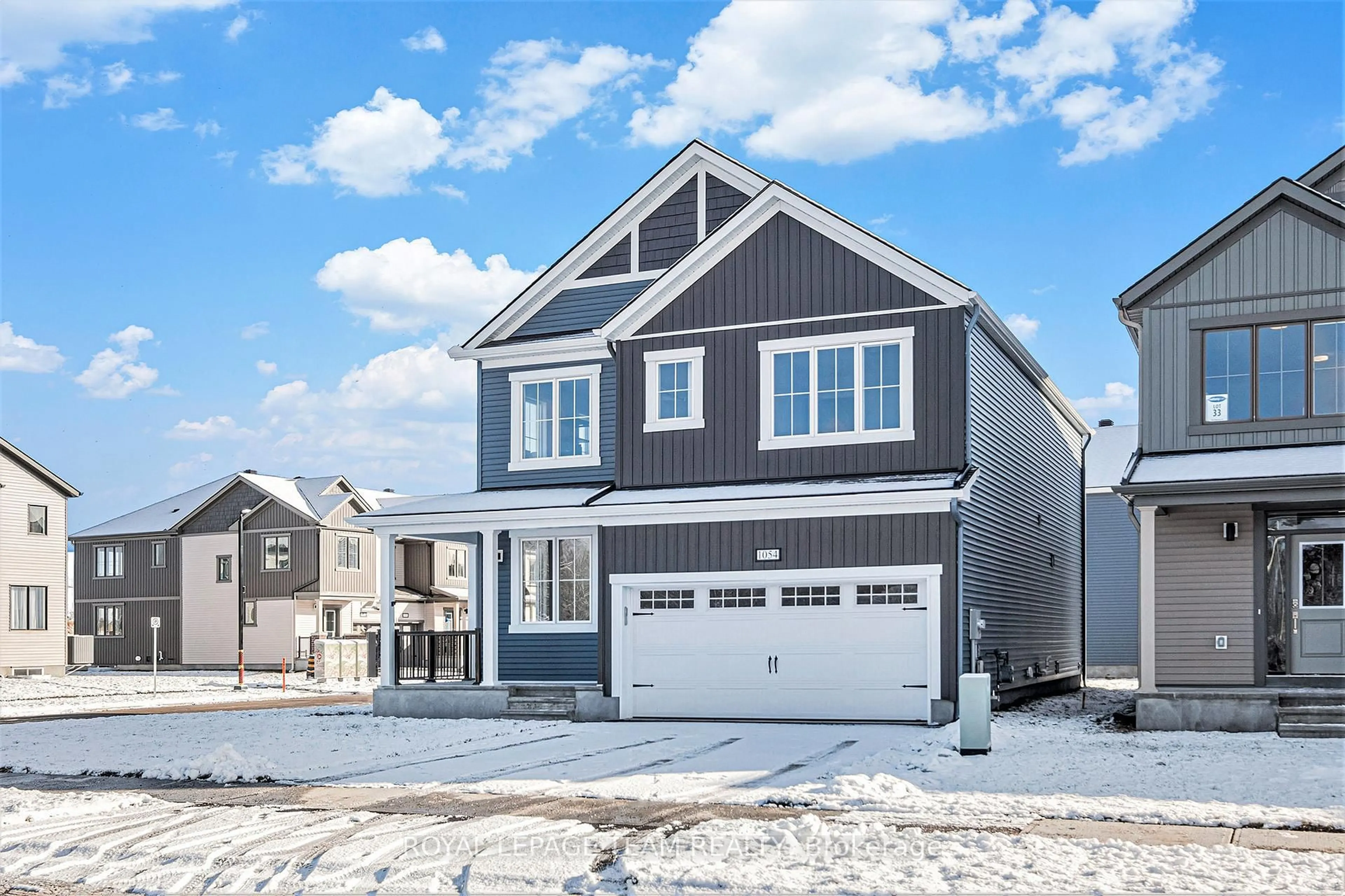 Home with vinyl exterior material, street for 1054 DEPENCIER Dr, North Grenville Ontario K0G 1J0