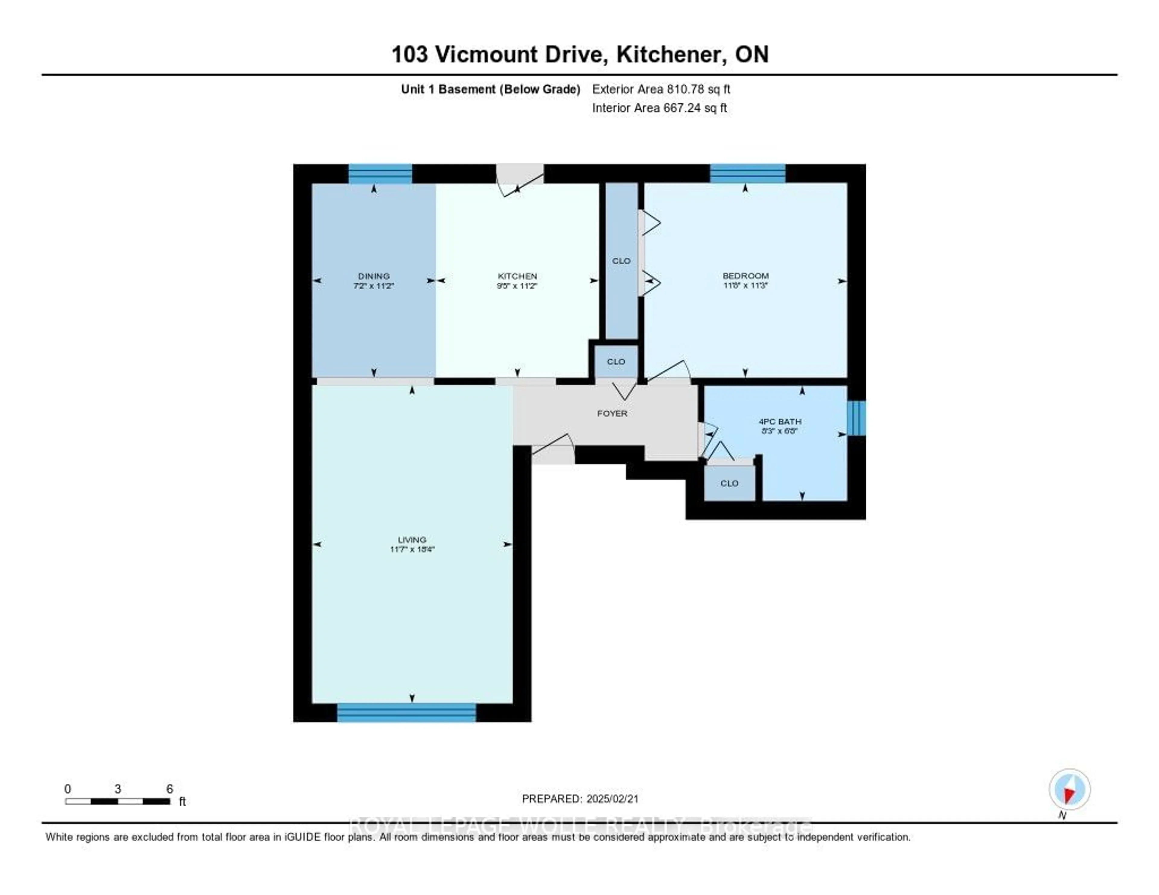 Floor plan for 103 Vicmount Dr, Kitchener Ontario N2M 2A2