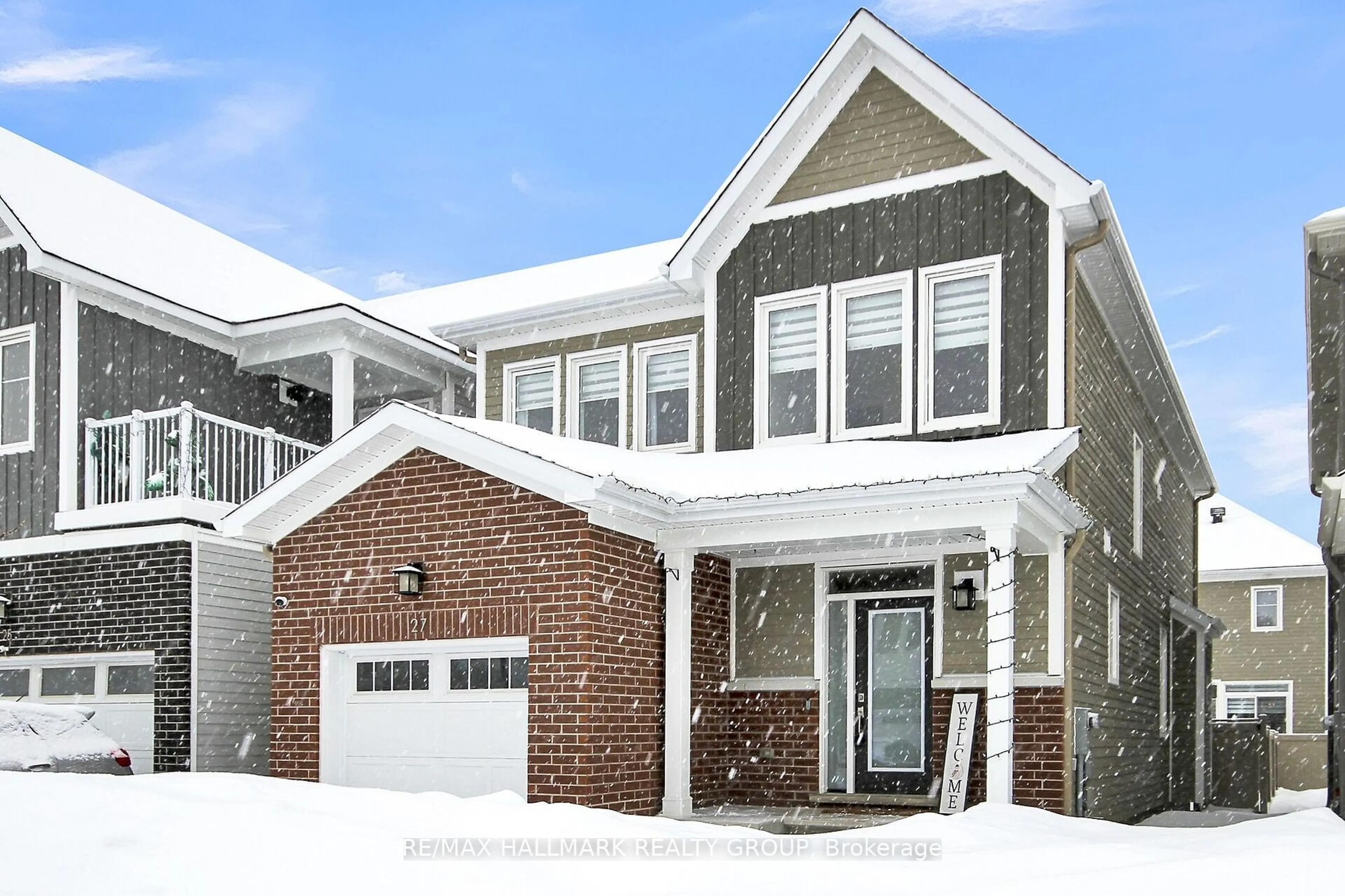 Home with brick exterior material, street for 27 Pacing Walk, Stittsville - Munster - Richmond Ontario K0A 2Z0