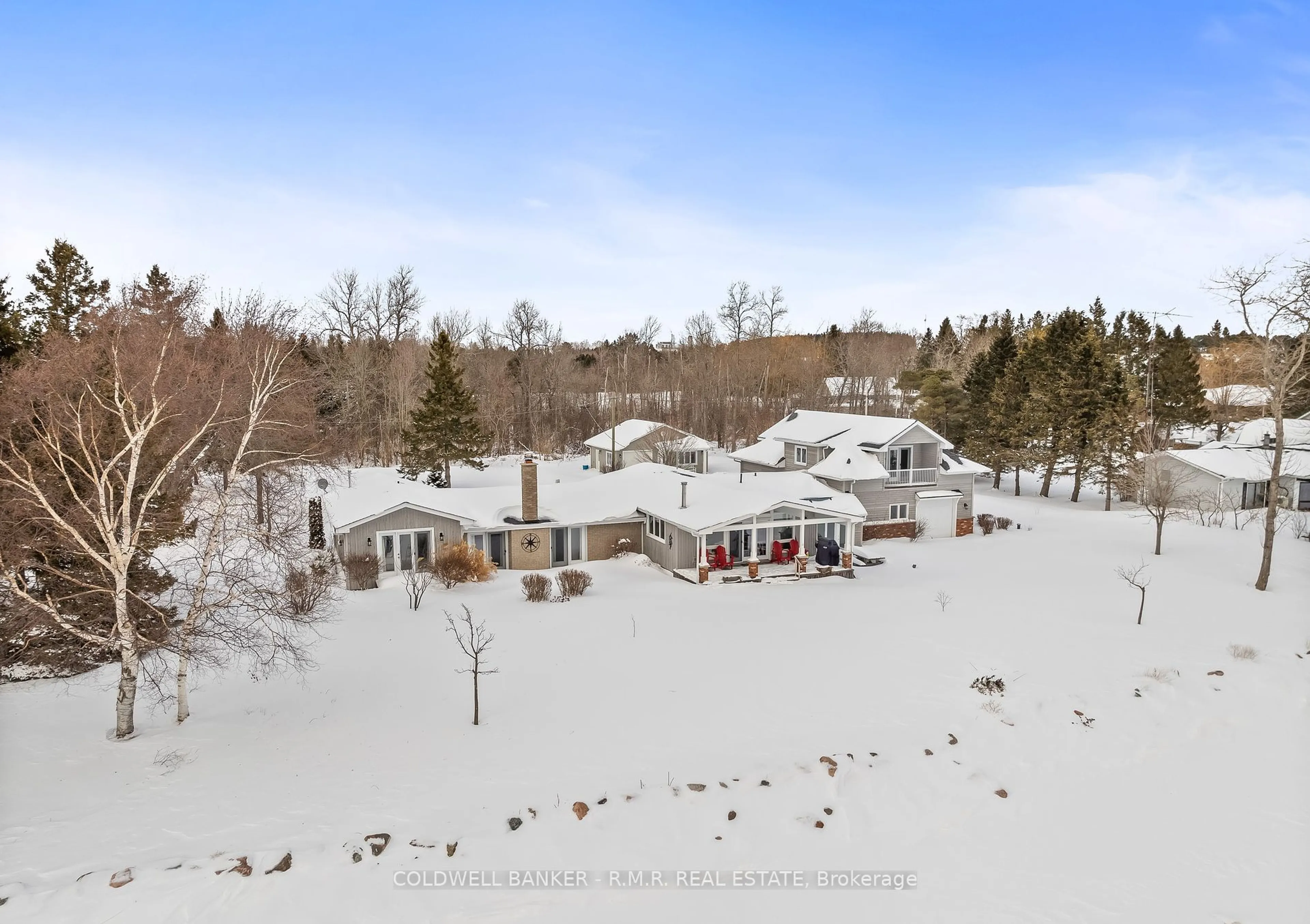 A pic from outside/outdoor area/front of a property/back of a property/a pic from drone, mountain view for 1044C Port Britain Rd, Port Hope Ontario L1A 3V7