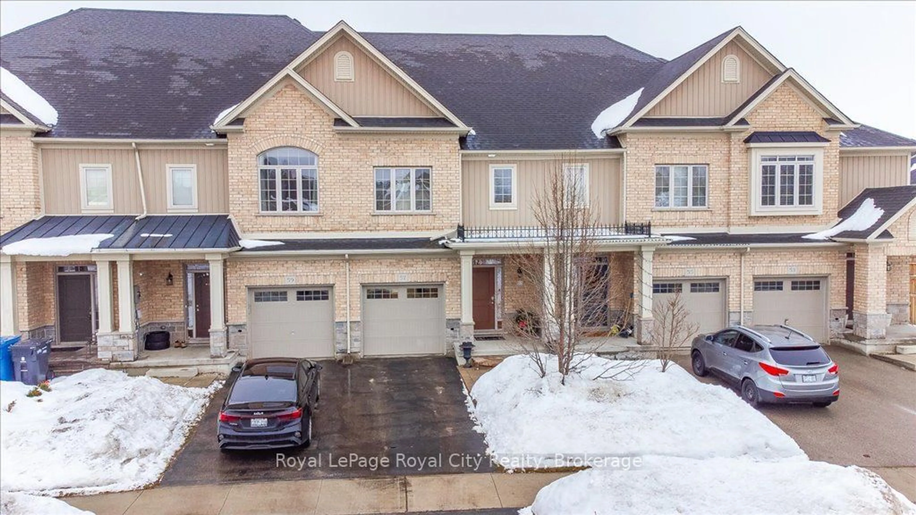 A pic from outside/outdoor area/front of a property/back of a property/a pic from drone, street for 57 Frasson Dr, Guelph Ontario N1E 0M2