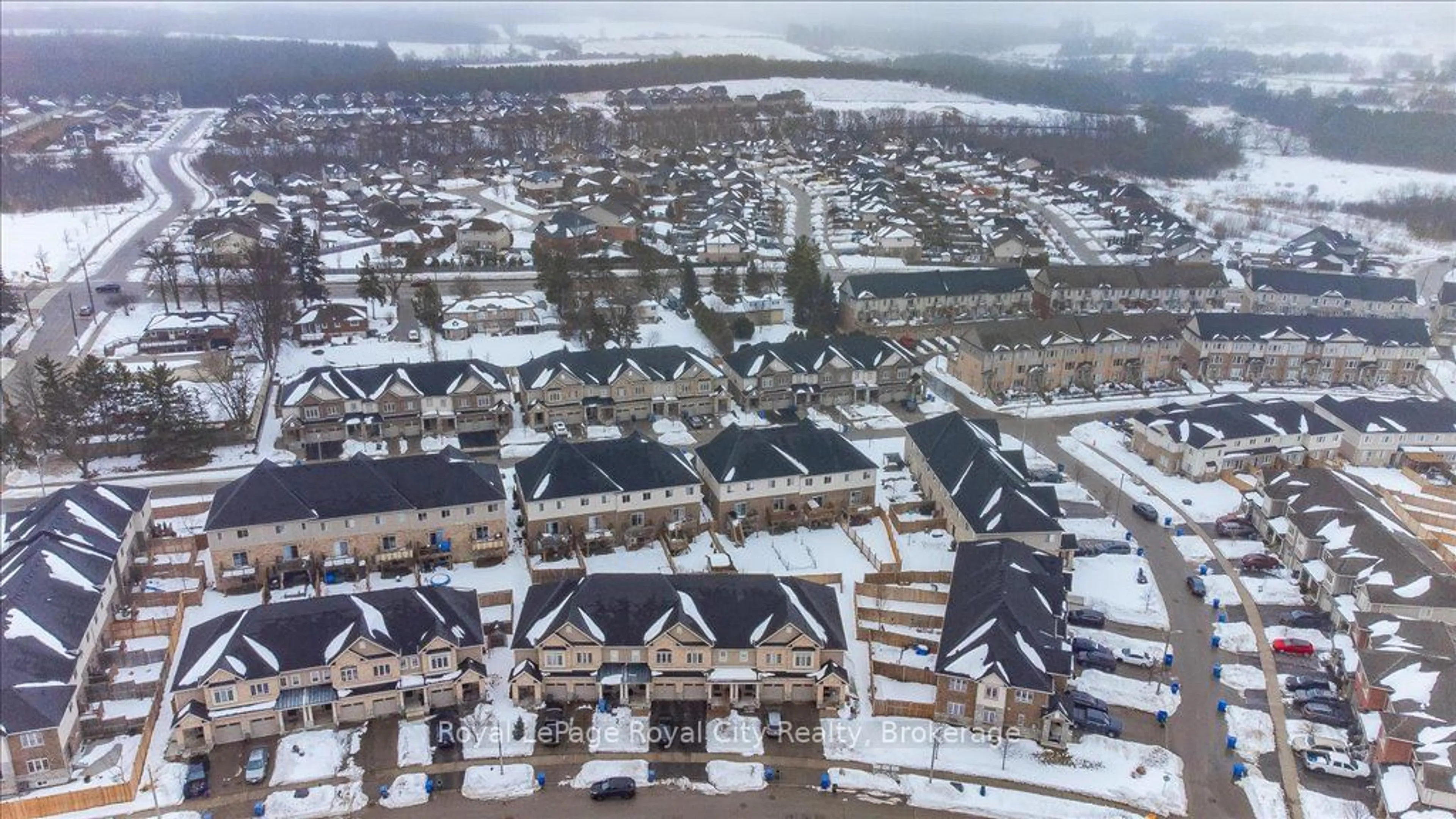 A pic from outside/outdoor area/front of a property/back of a property/a pic from drone, street for 57 Frasson Dr, Guelph Ontario N1E 0M2