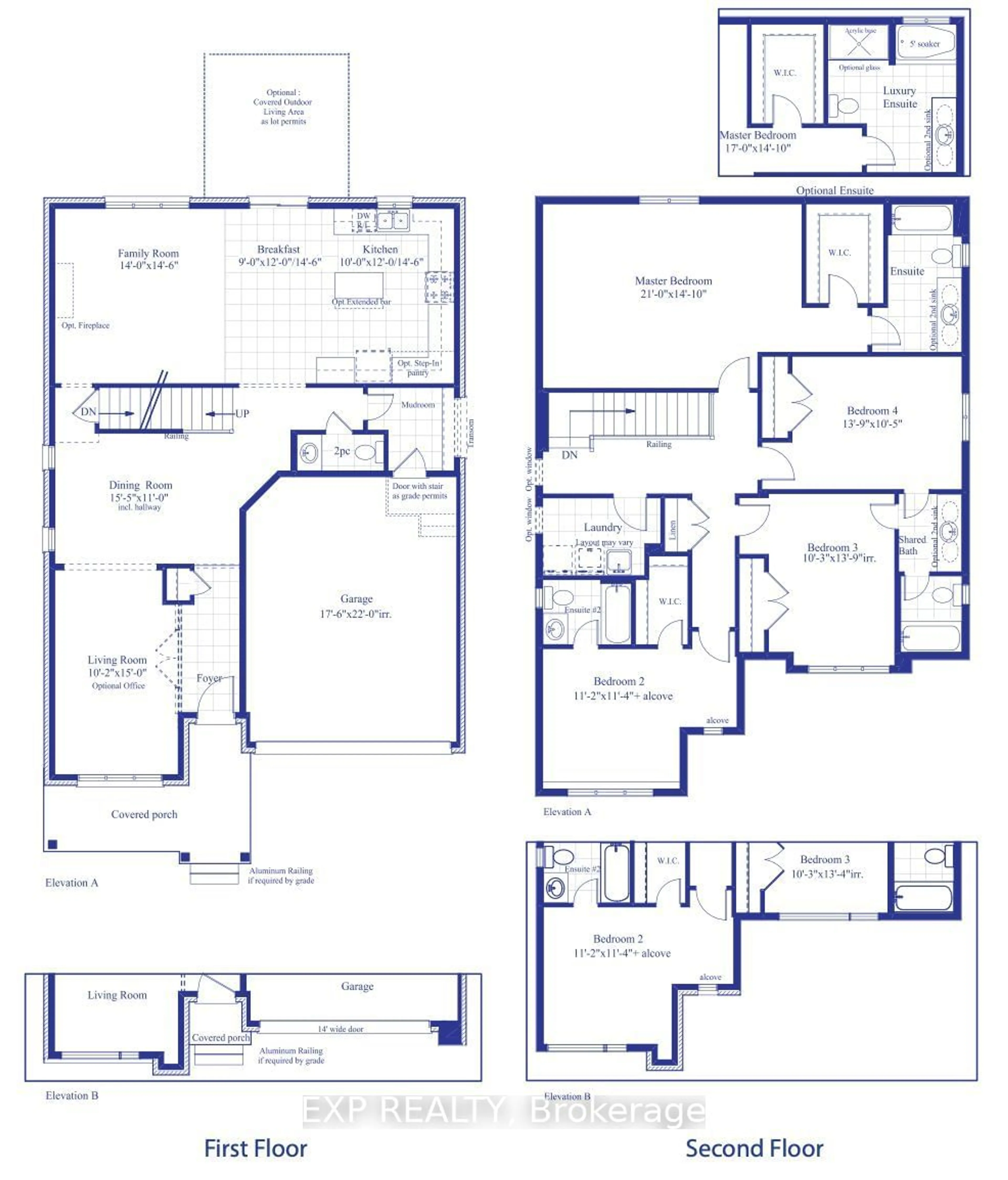 Floor plan for Lot 38 6 Munn Cres, Brant Ontario X0X 0X0