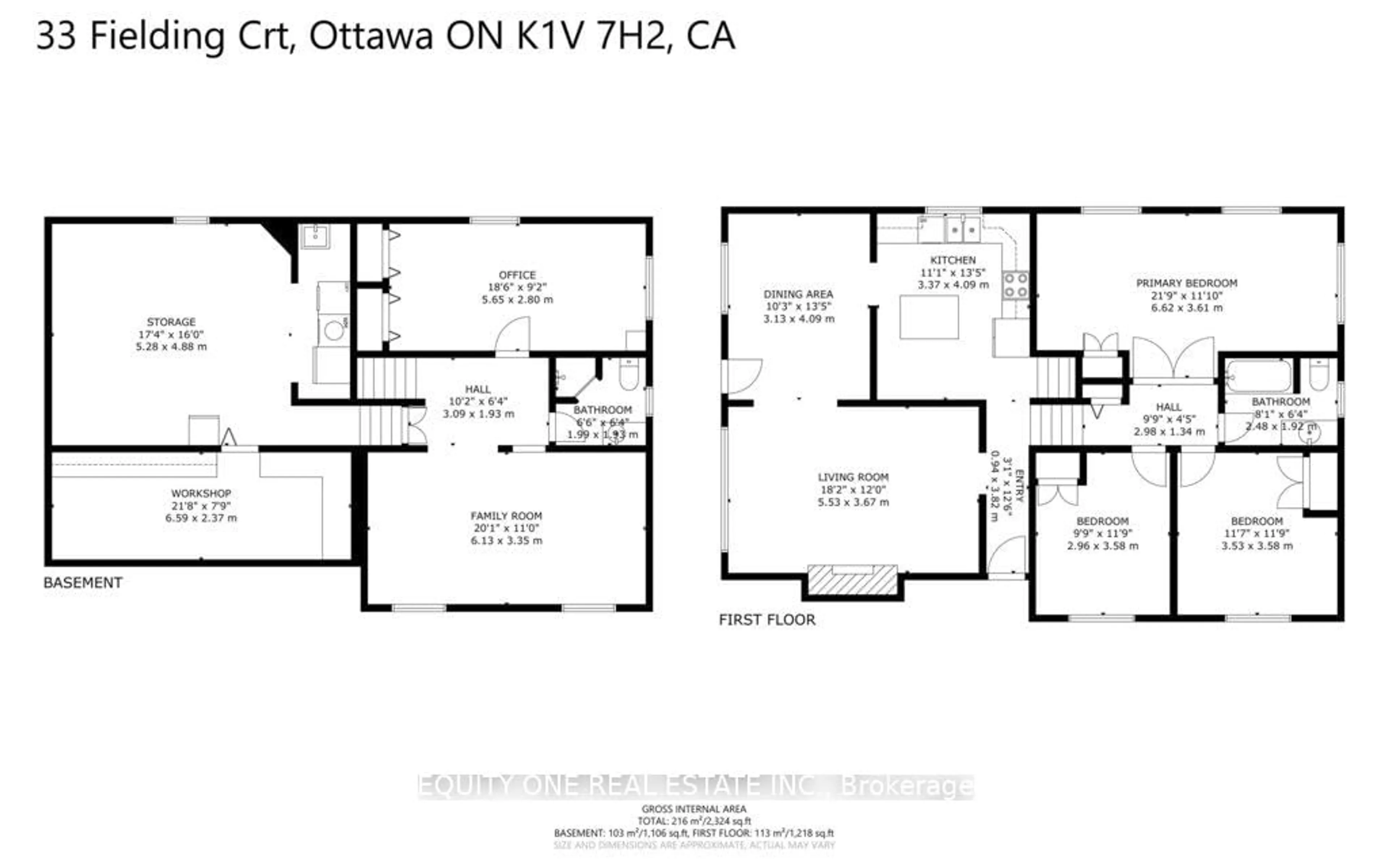 Floor plan for 33 Fielding Crt, Billings Bridge - Riverside Park and Area Ontario K1V 7H2