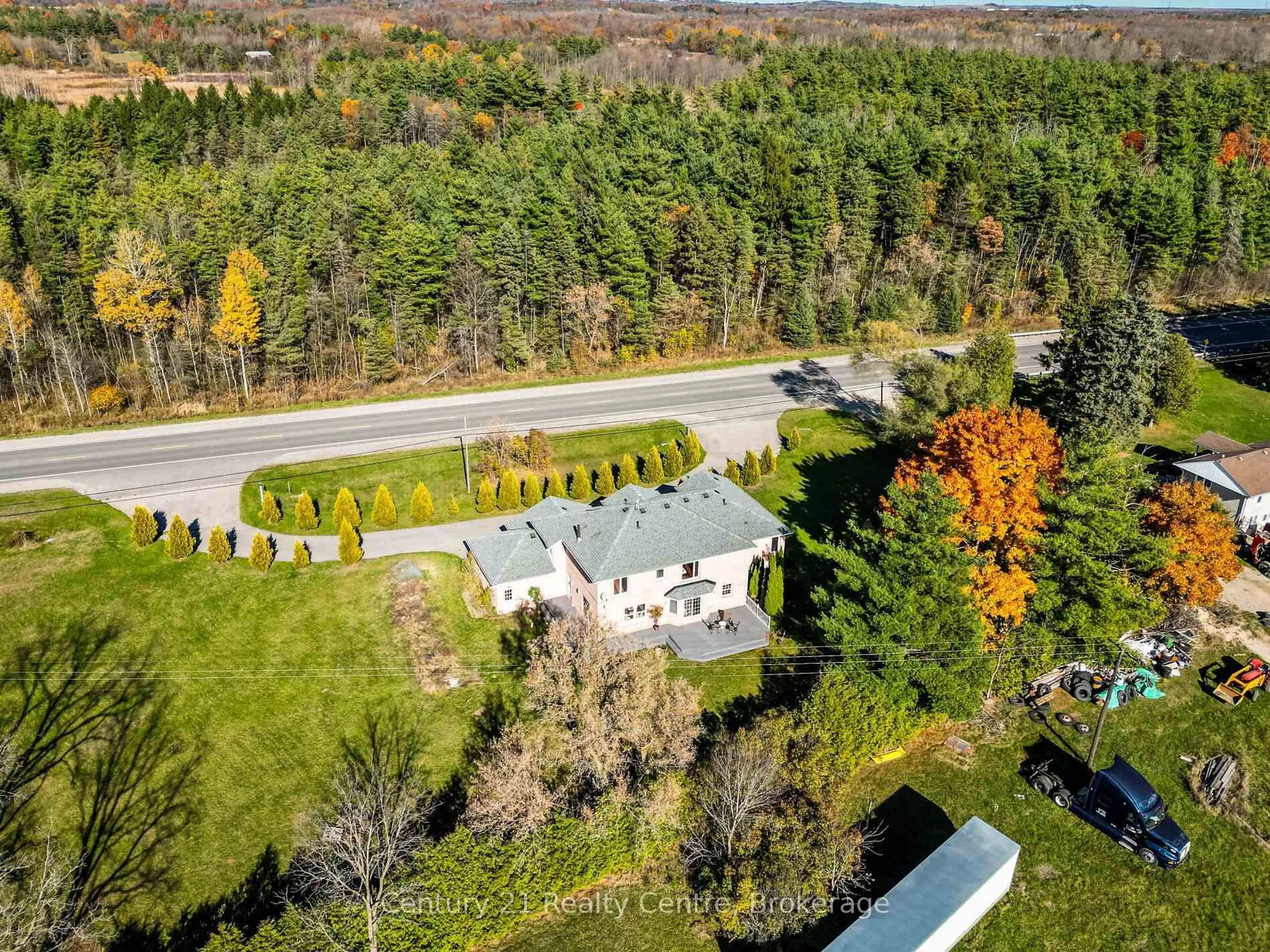 A pic from outside/outdoor area/front of a property/back of a property/a pic from drone, unknown for 891 Hwy 8 N/A, Hamilton Ontario L9H 5E1