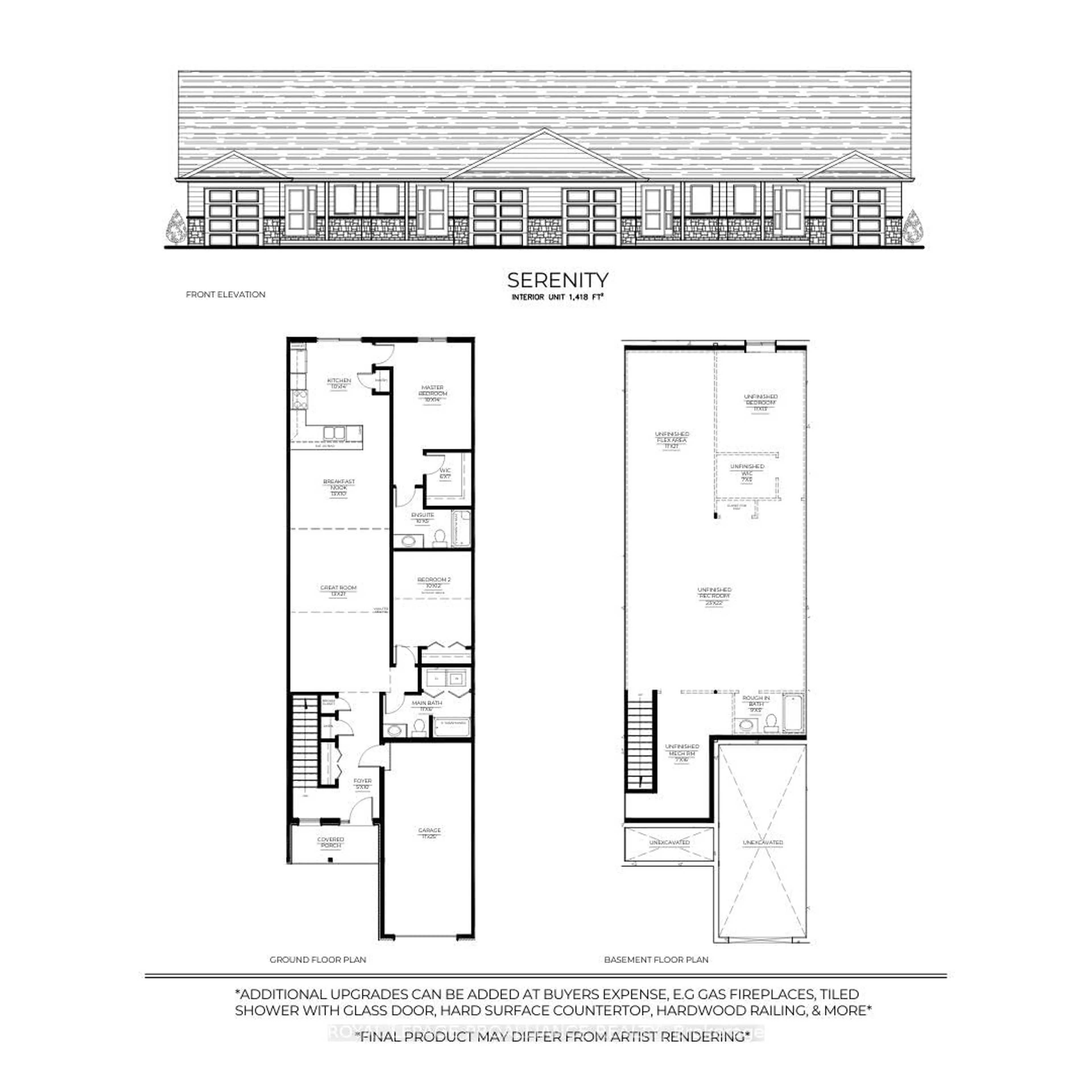 Floor plan for Blk13-2 Homewood Ave, Trent Hills Ontario K0L 1Y0