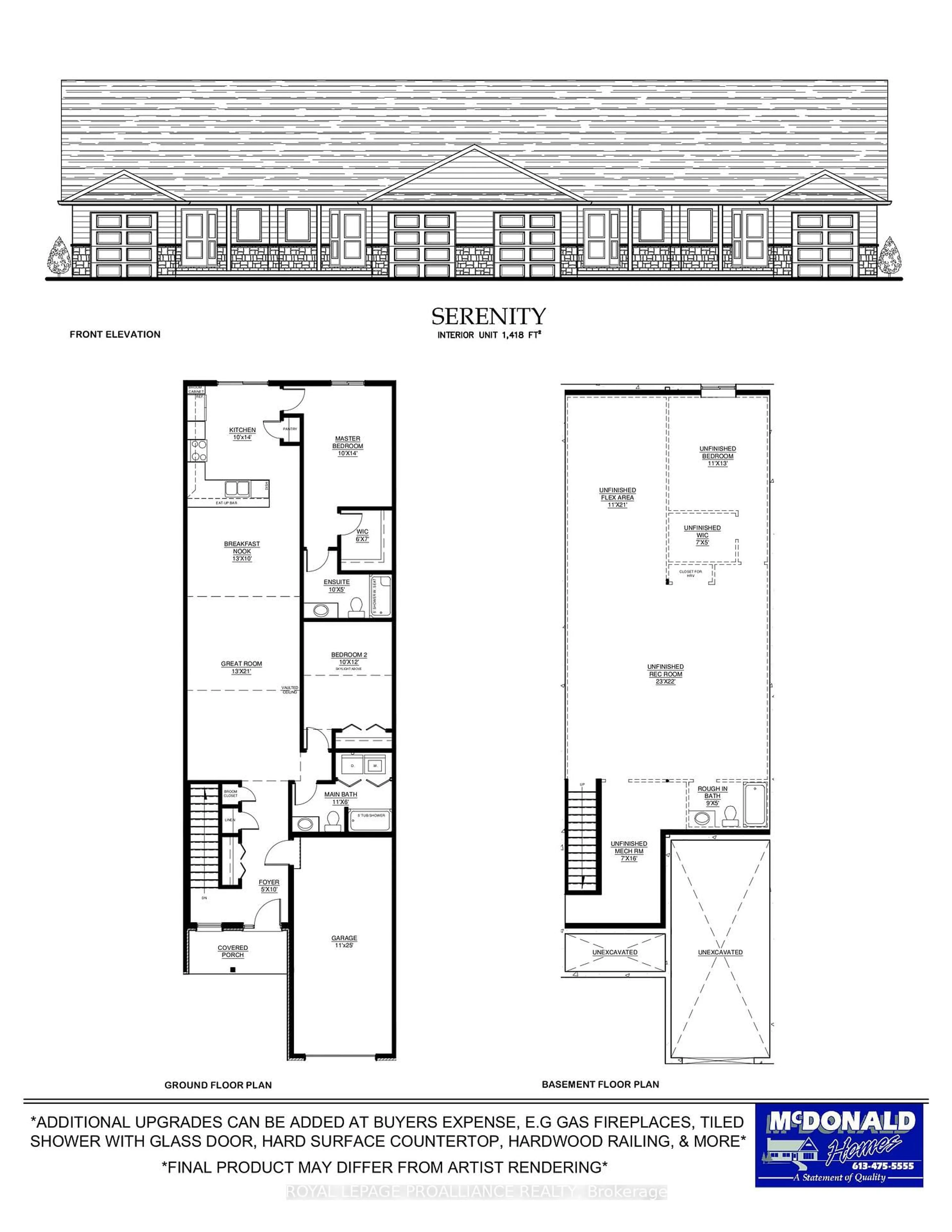 Floor plan for Blk13-3 Homewood Ave, Trent Hills Ontario K0L 1Y0