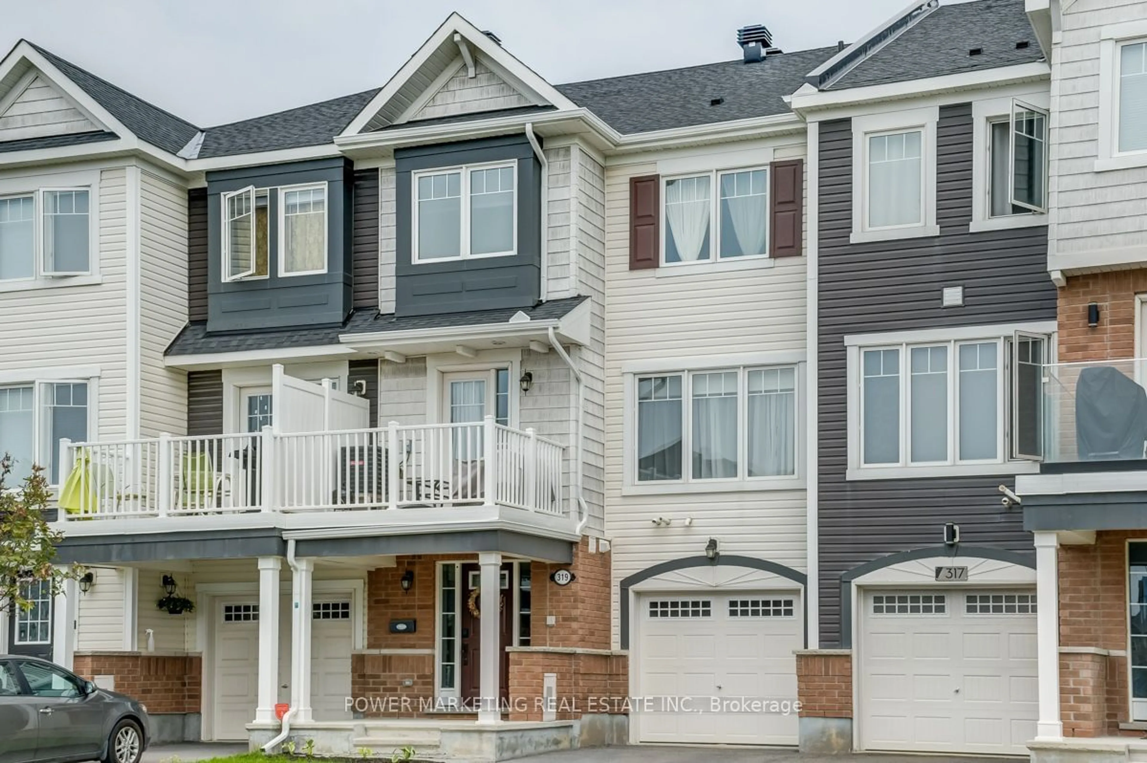 Home with vinyl exterior material, street for 319 Sweetfern Cres, Orleans - Cumberland and Area Ontario K4A 1A5