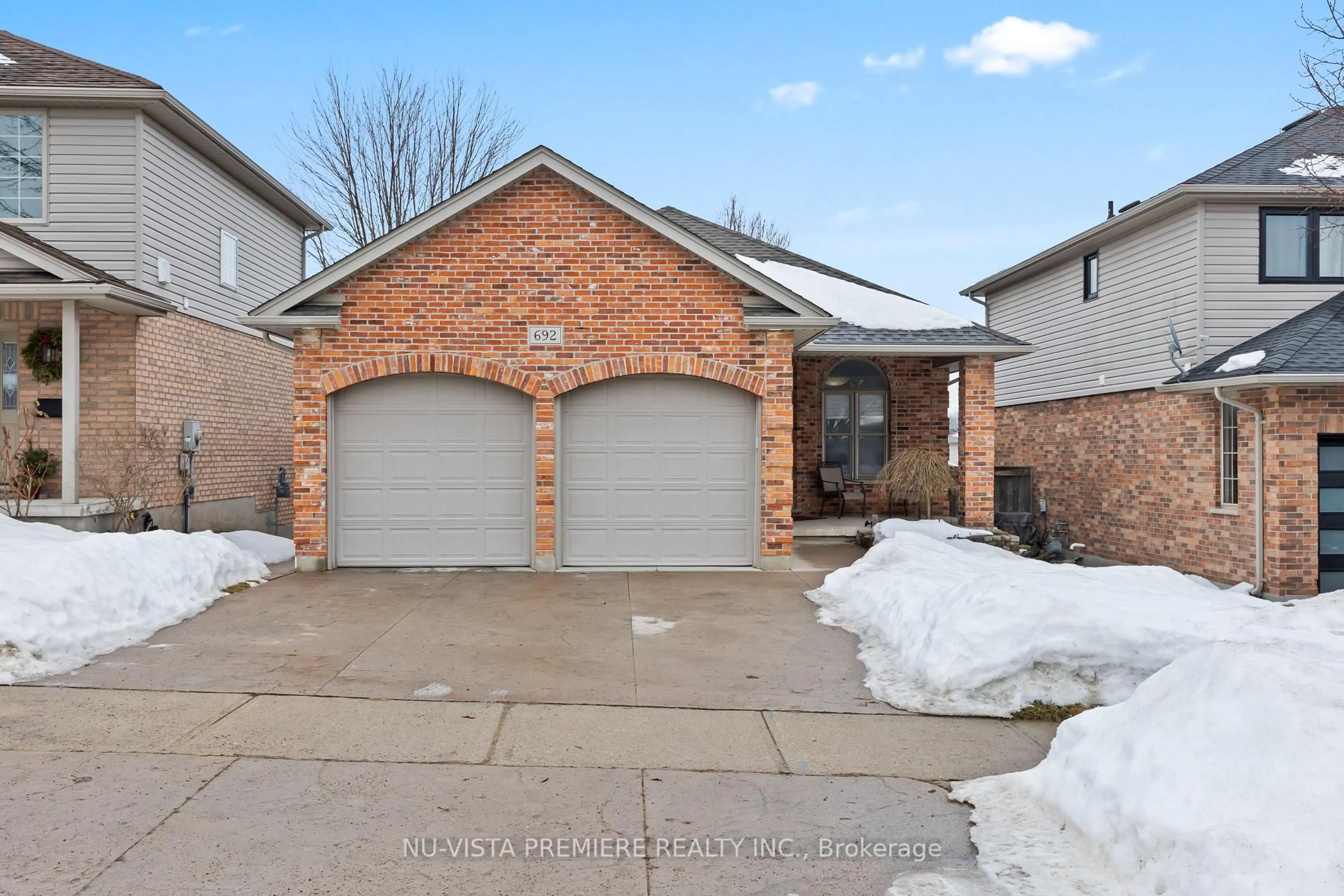 Home with brick exterior material, street for 692 Clearwater Cres, London Ontario N5X 4J7