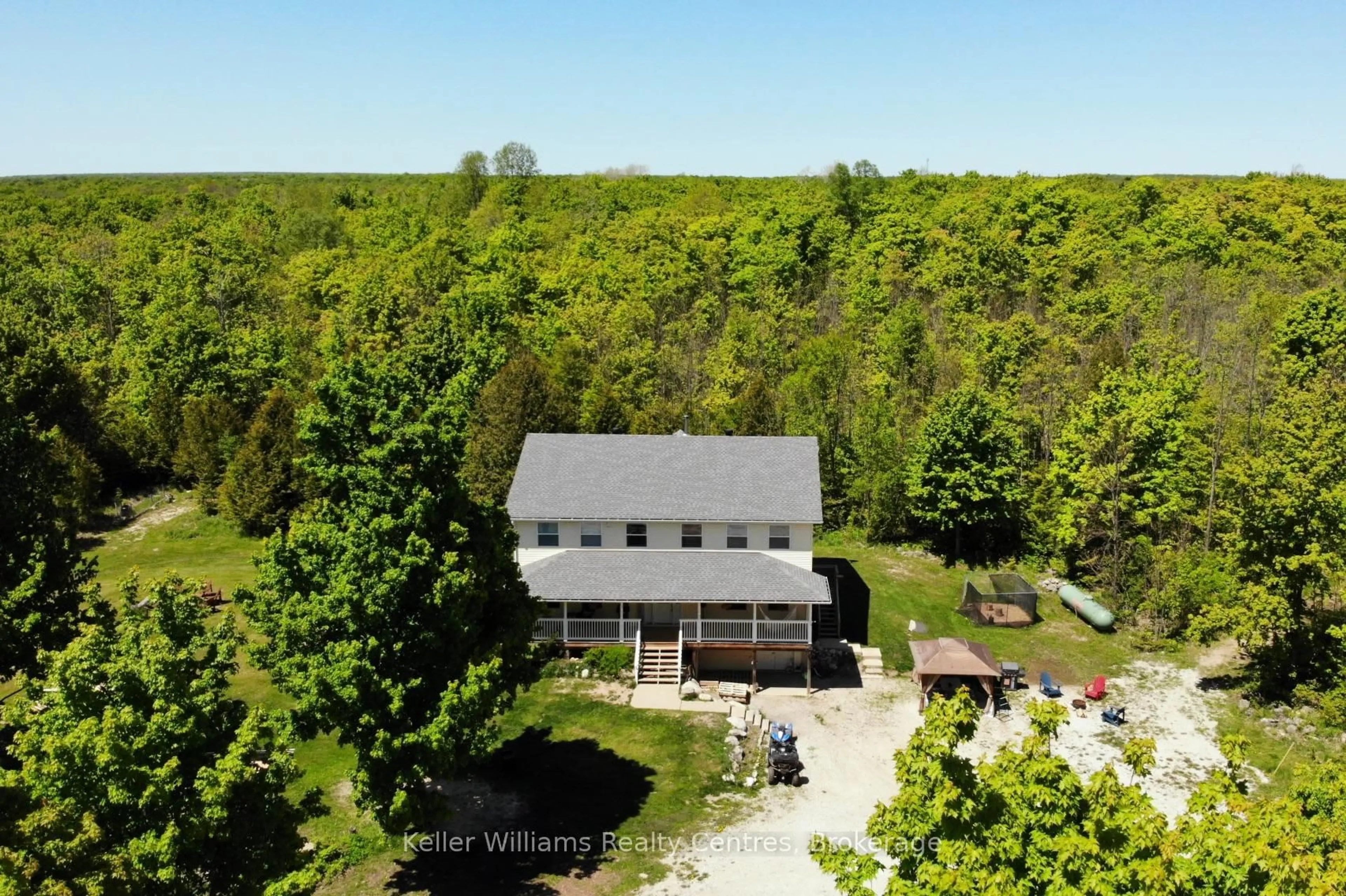 A pic from outside/outdoor area/front of a property/back of a property/a pic from drone, building for 179482 Grey Road 17, Georgian Bluffs Ontario N0H 2T0