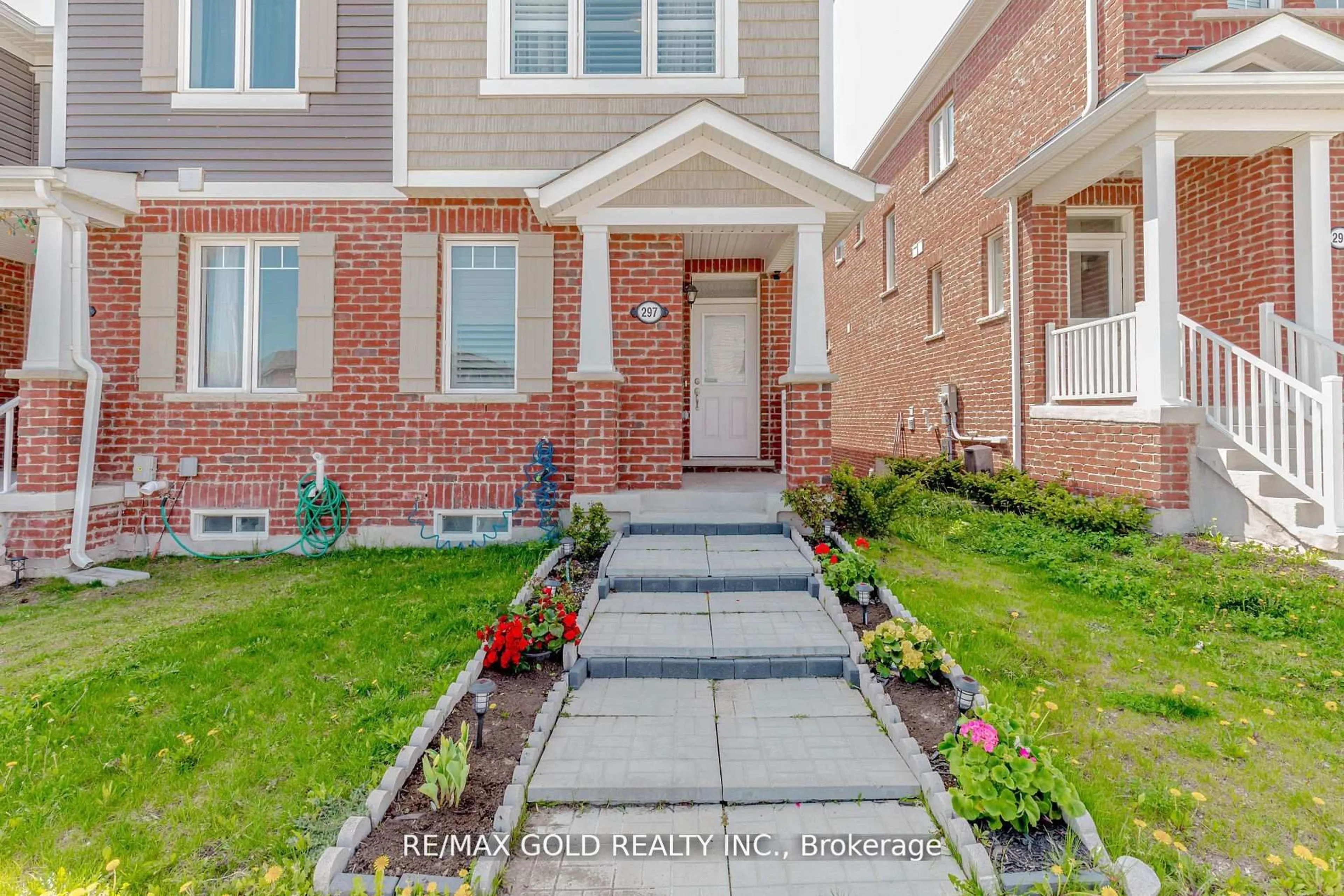 Home with brick exterior material, street for 297 Equestrian Way, Cambridge Ontario N3E 0C7