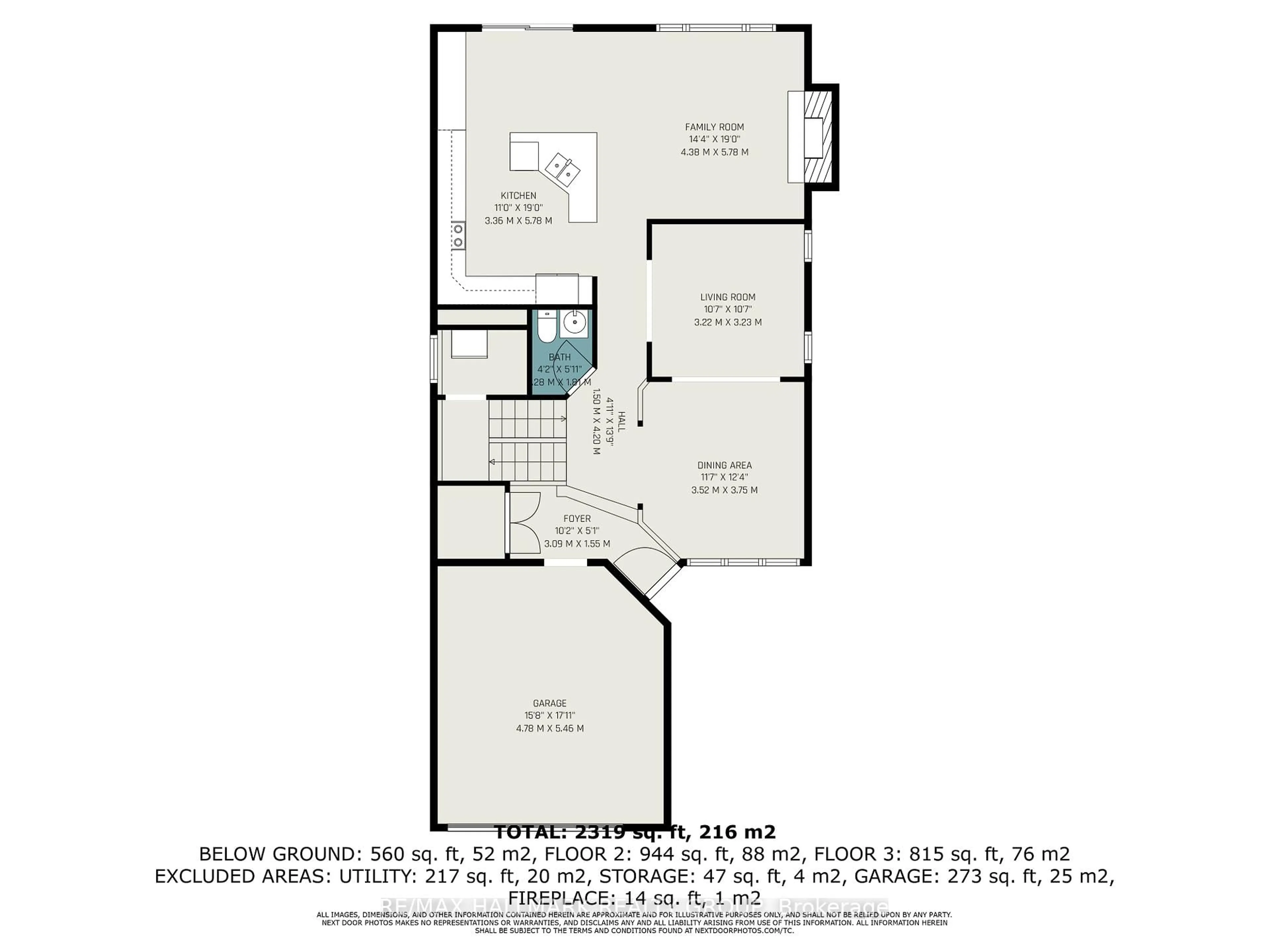 Floor plan for 1520 Lisbon St, Orleans - Cumberland and Area Ontario K4A 4L5