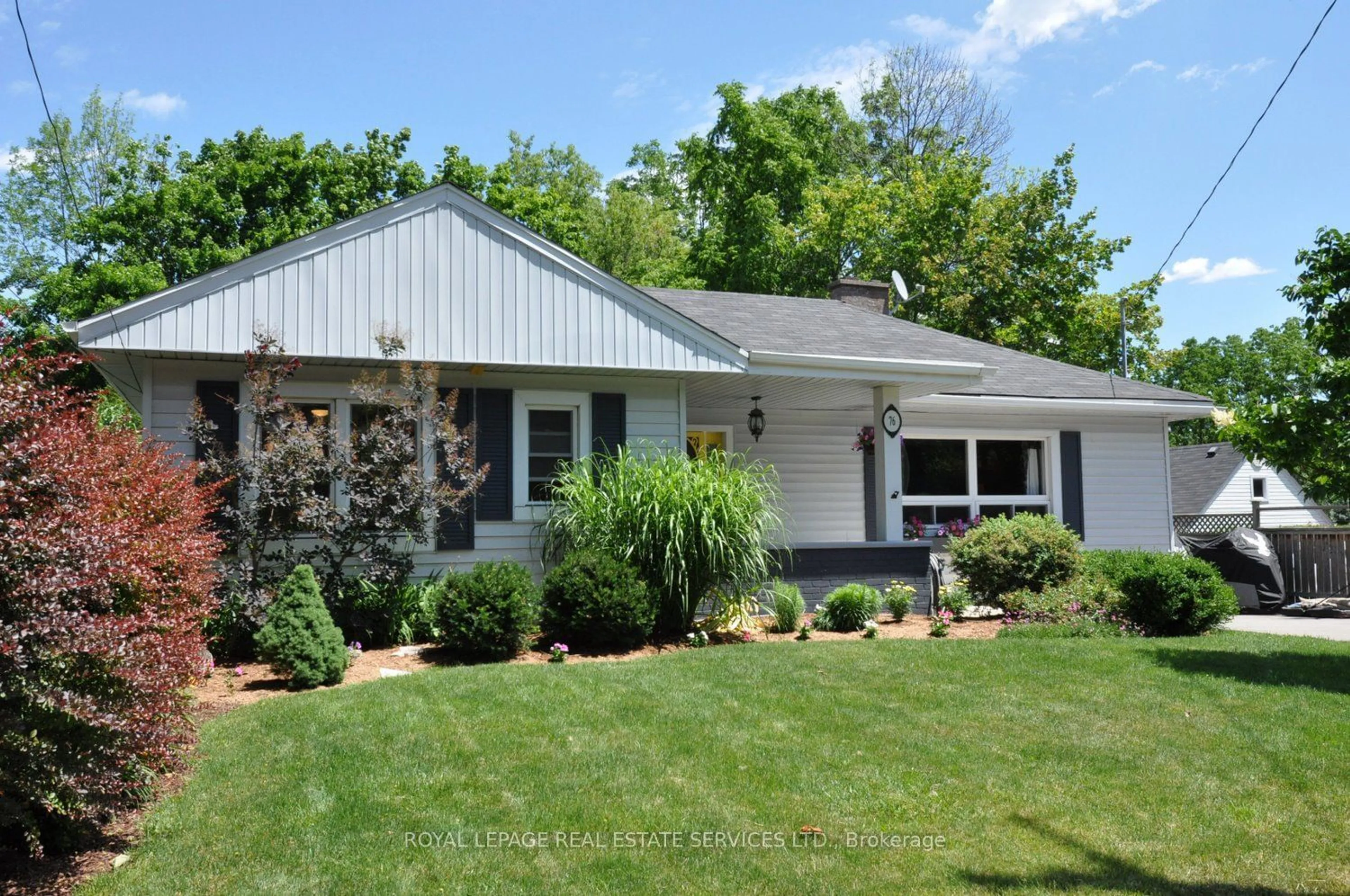 Home with vinyl exterior material, street for 76 Main St, Hamilton Ontario L0R 2H0